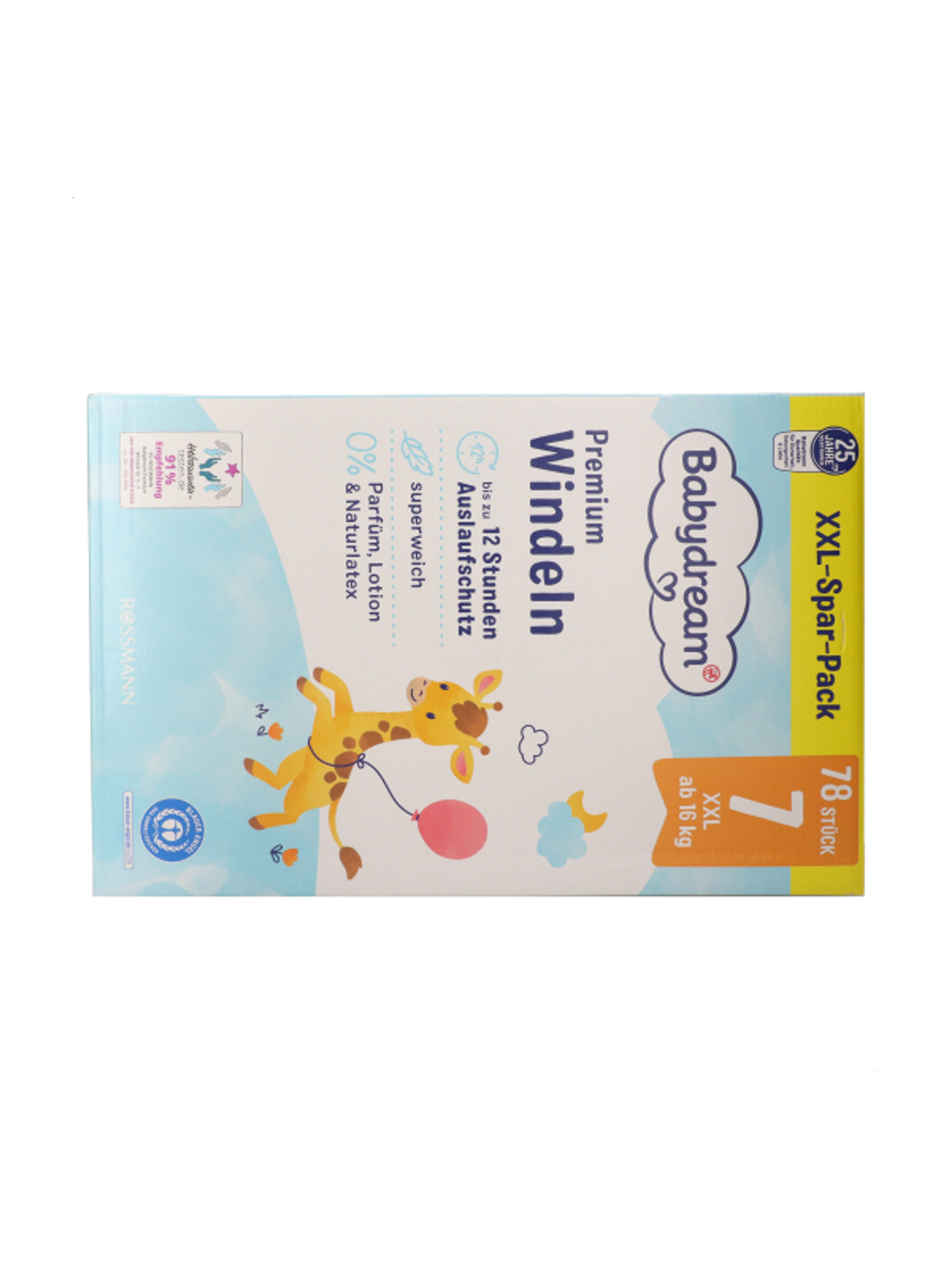 Babydream XXL Megapack nadrágpeleka 7-es 16kg+ - 78 db