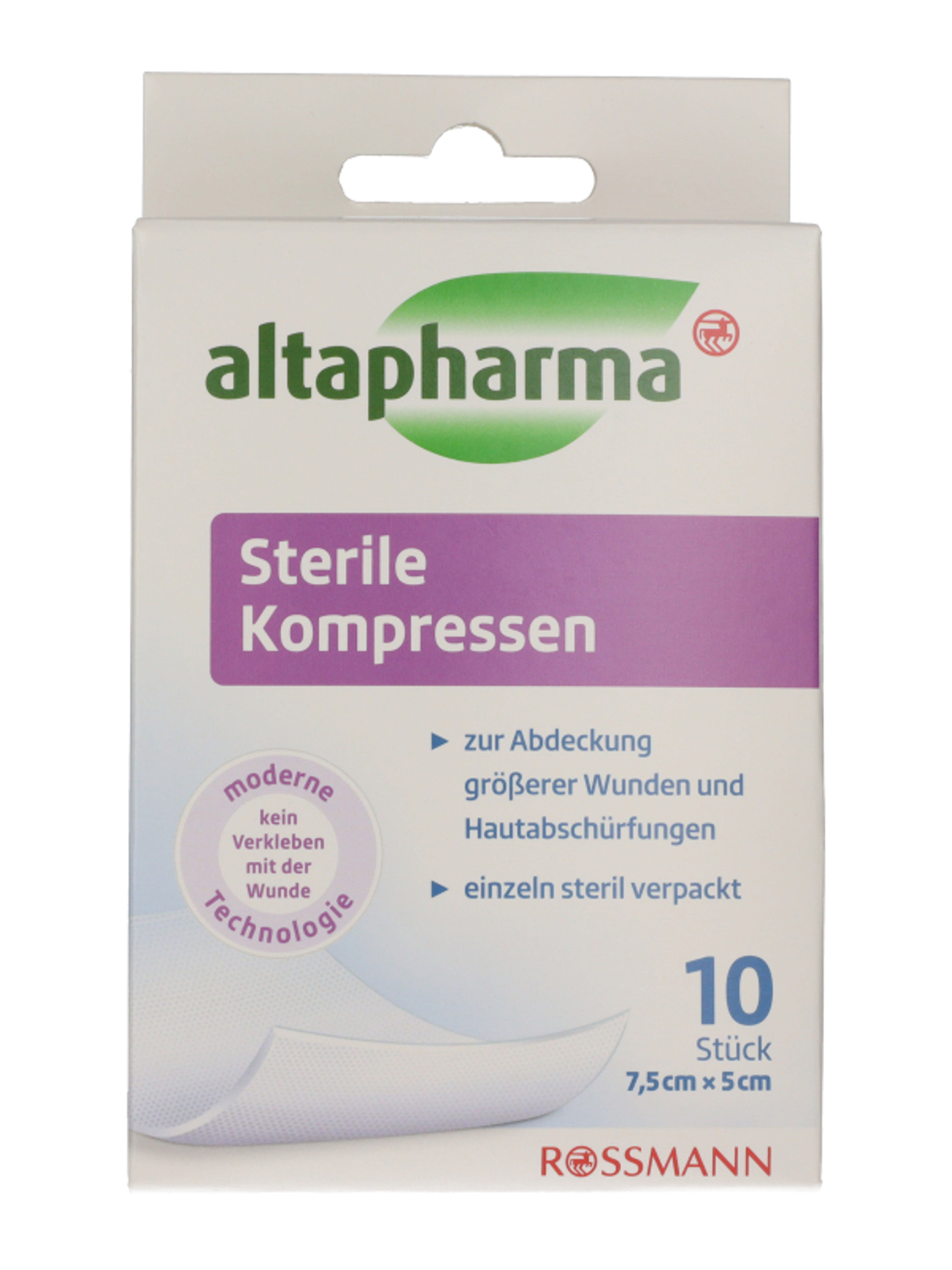 Altapharma sebtapasz steril, 7,5 x 5 cm - 10 db-3