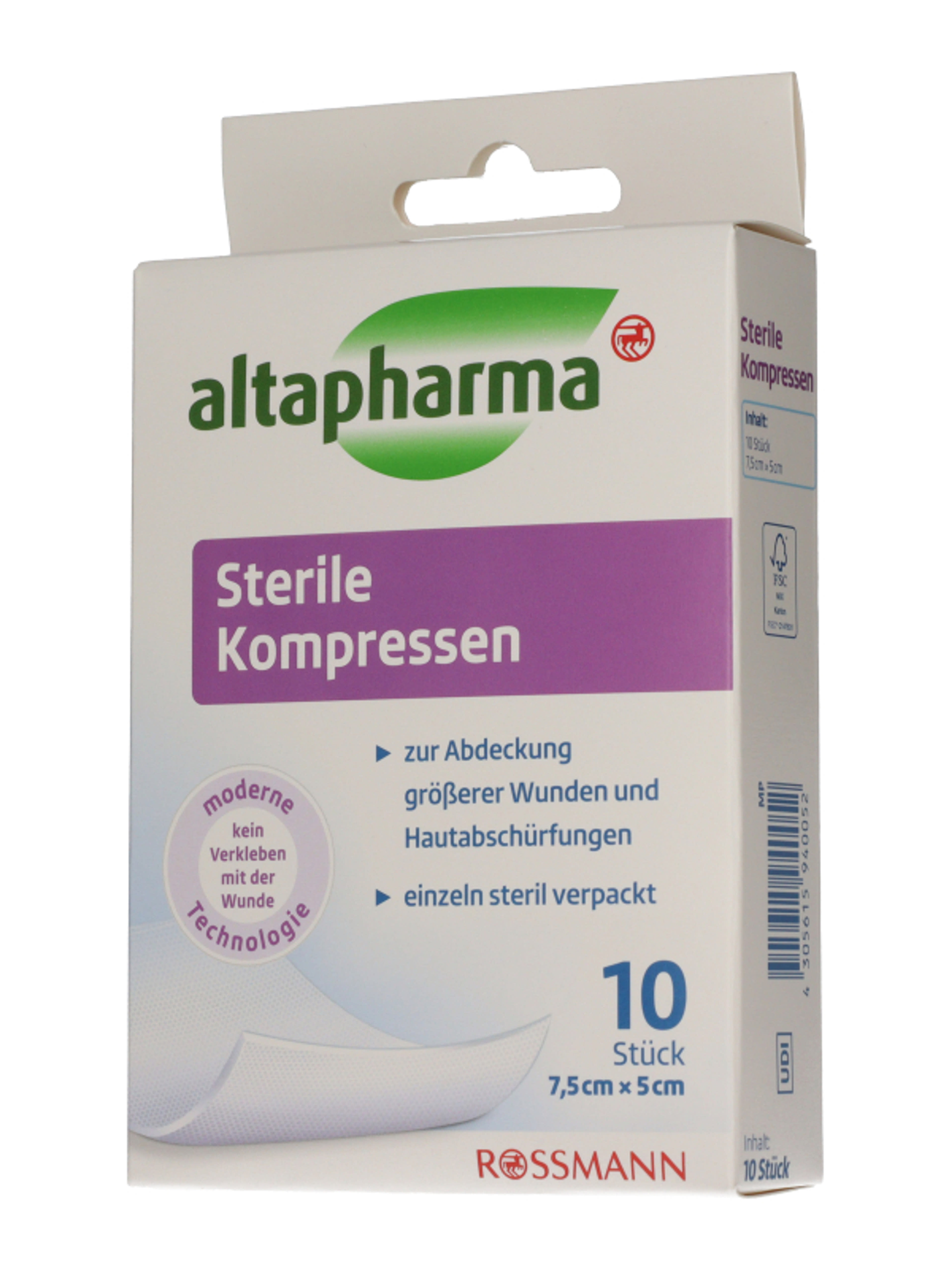 Altapharma sebtapasz steril, 7,5 x 5 cm - 10 db-4