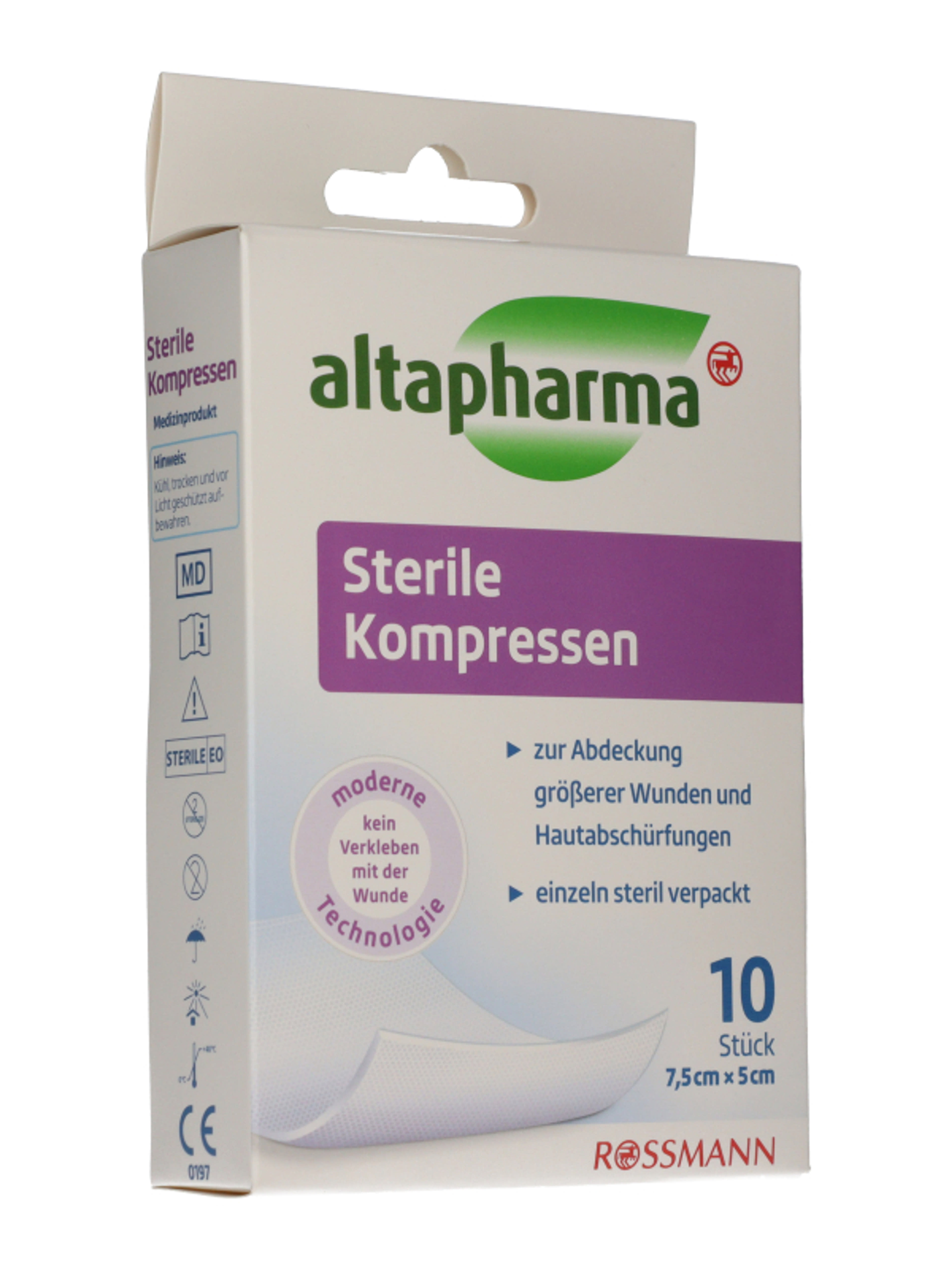 Altapharma sebtapasz steril, 7,5 x 5 cm - 10 db-6