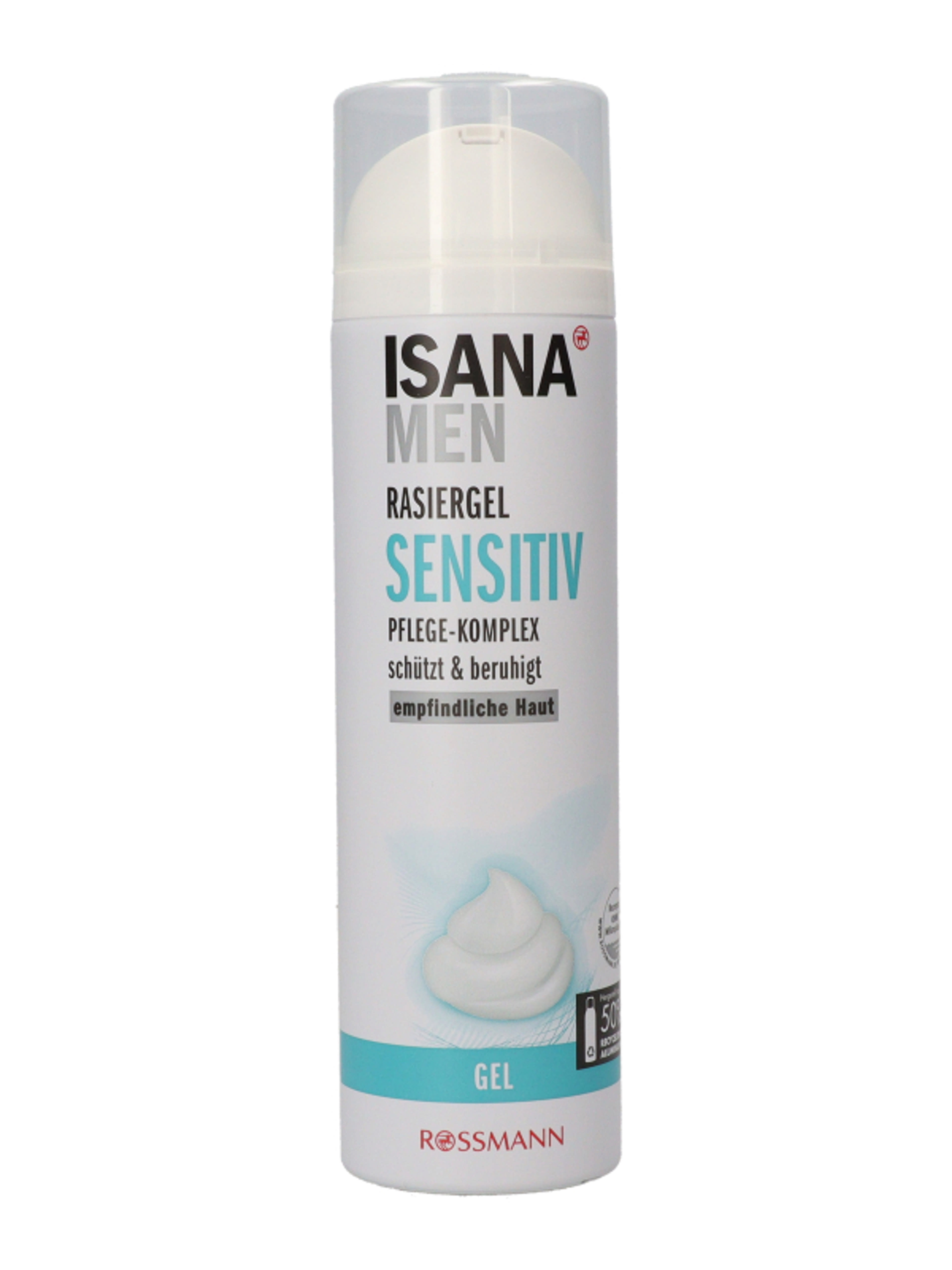 Isana Men Sensitive borotva gél - 200 ml-2