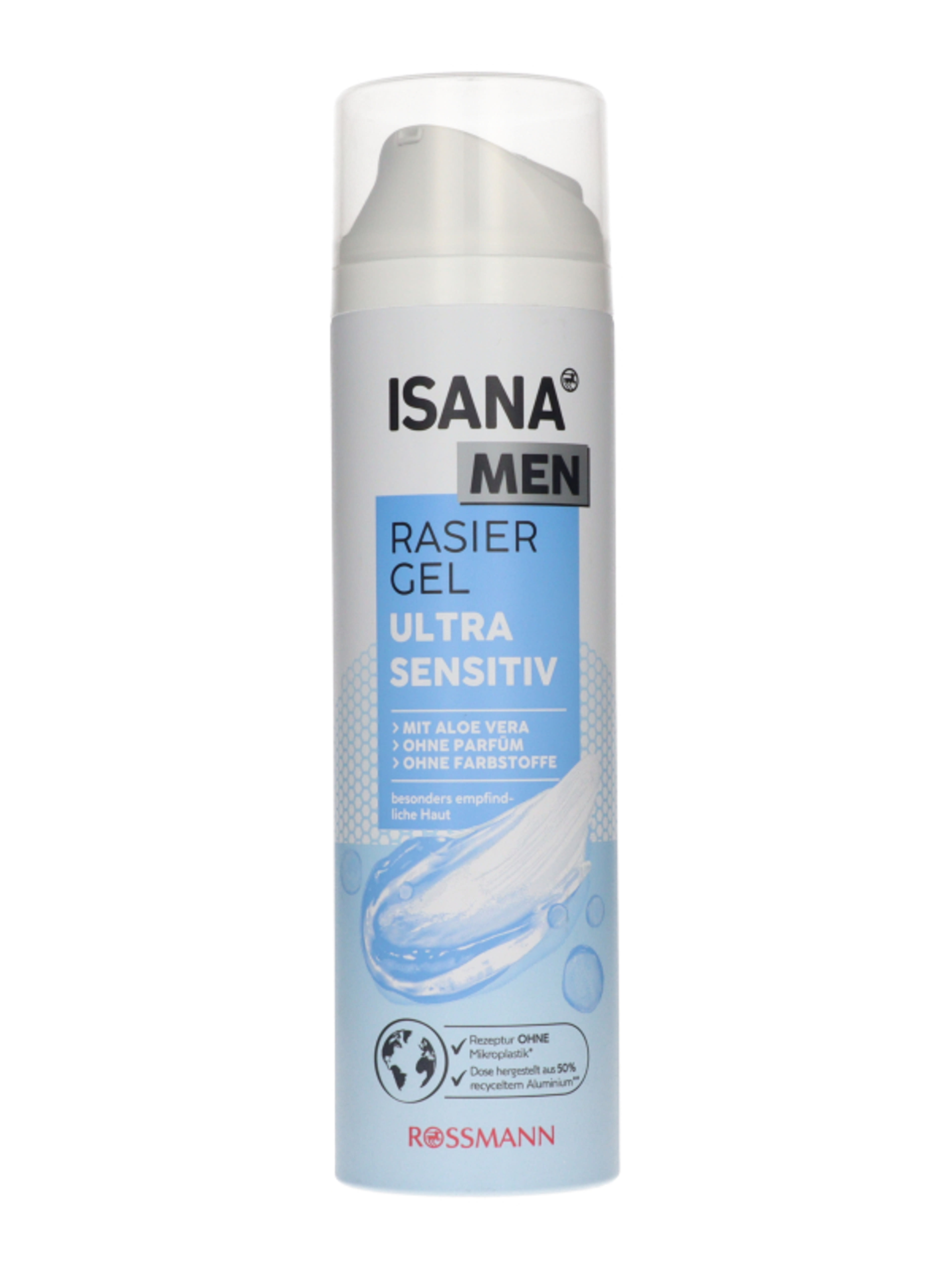 Isana Men Ultra Sensitive borotvagél - 200 ml