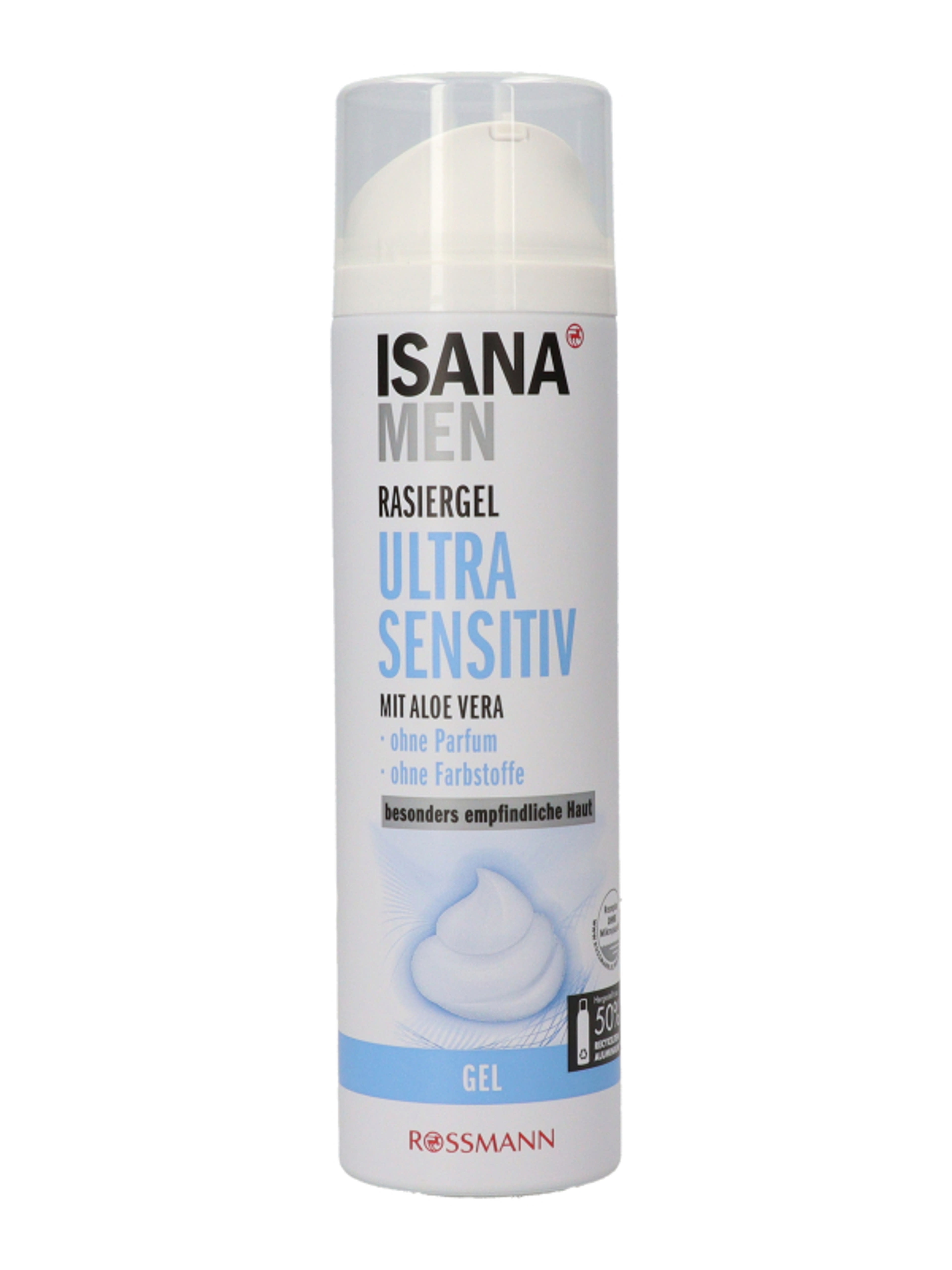 Isana Men Ultra Sensitive borotvagél - 200 ml-2