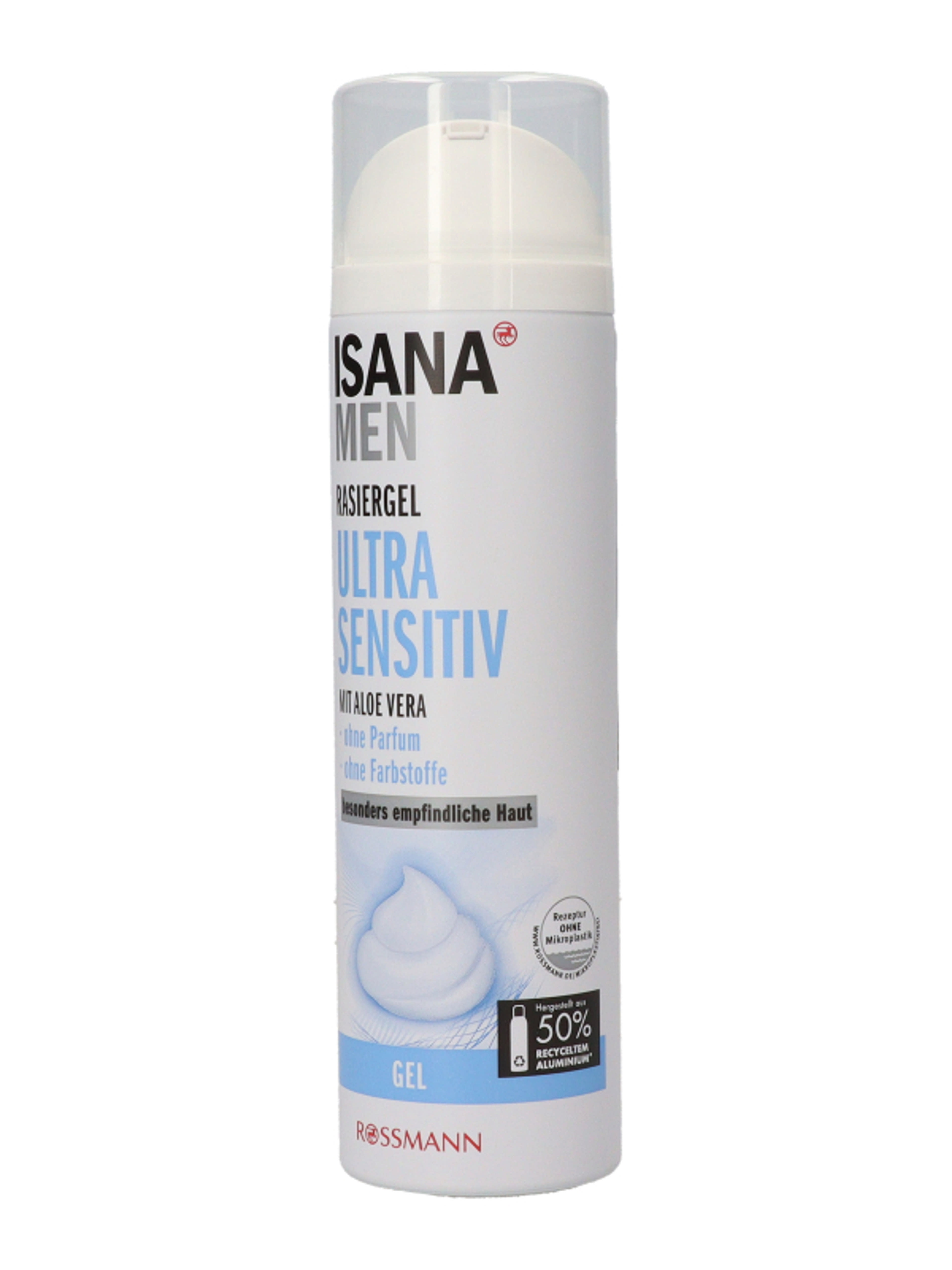 Isana Men Ultra Sensitive borotvagél - 200 ml-3