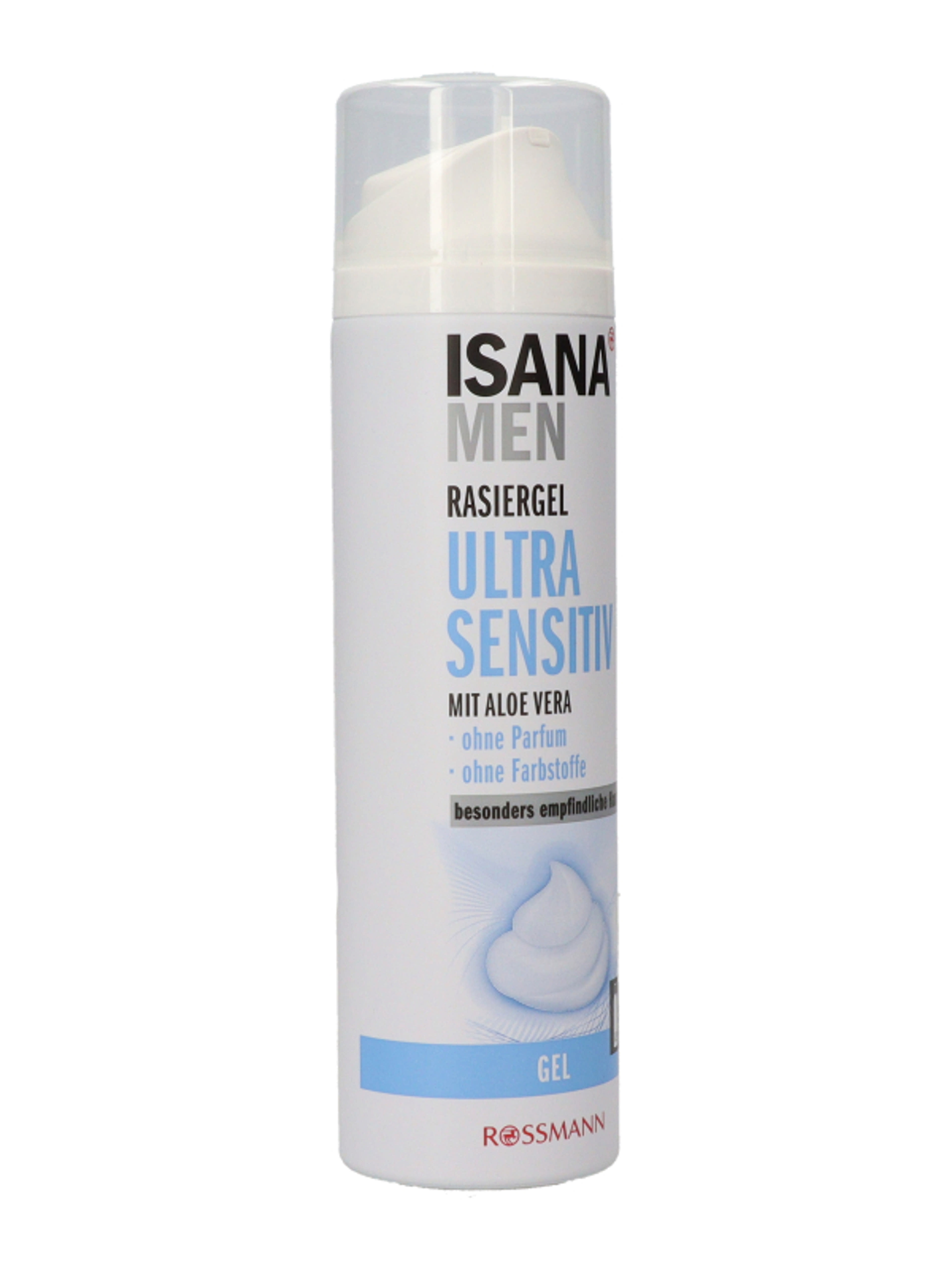 Isana Men Ultra Sensitive borotvagél - 200 ml-5