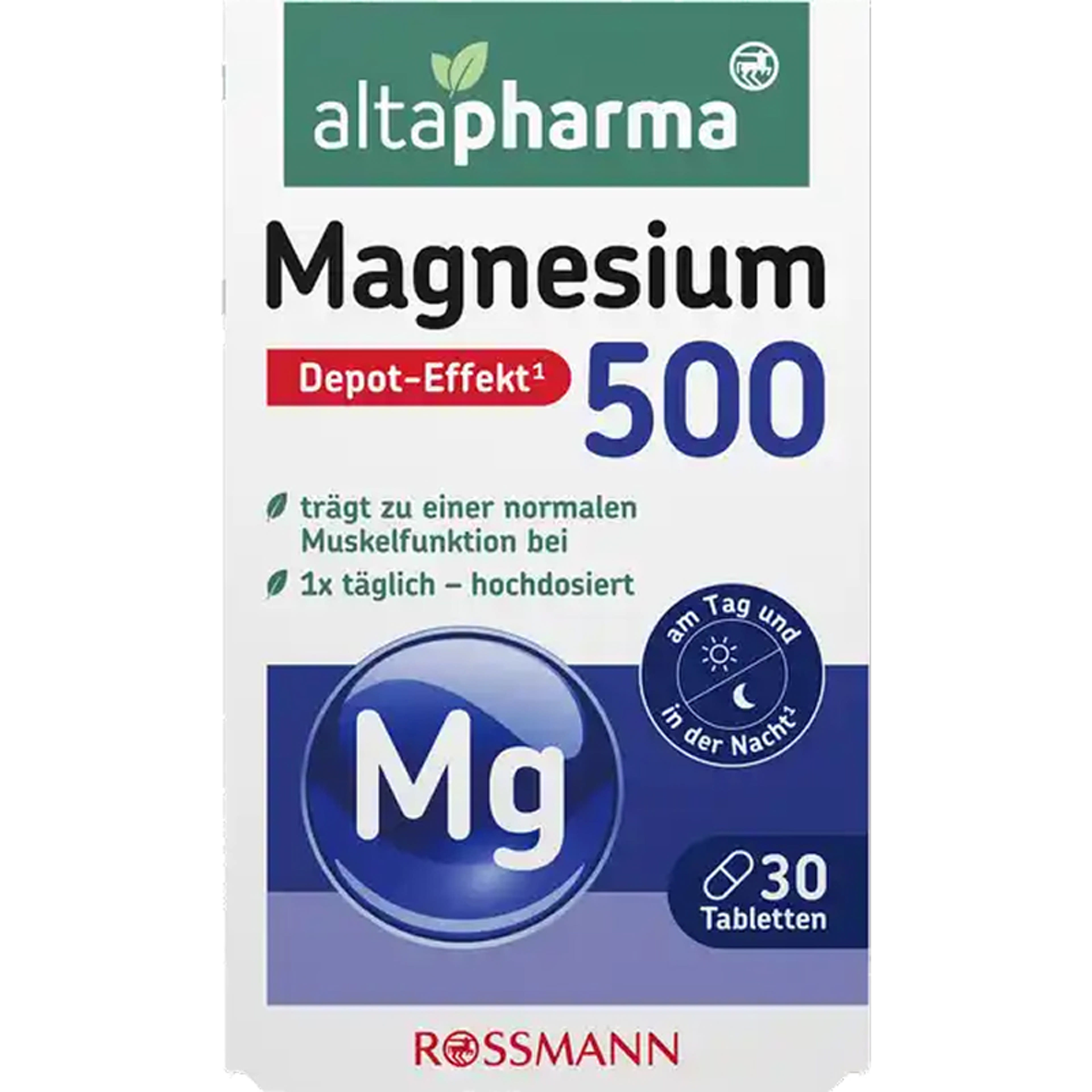 Altapharma Magnézium 500 tabletta - 30 db