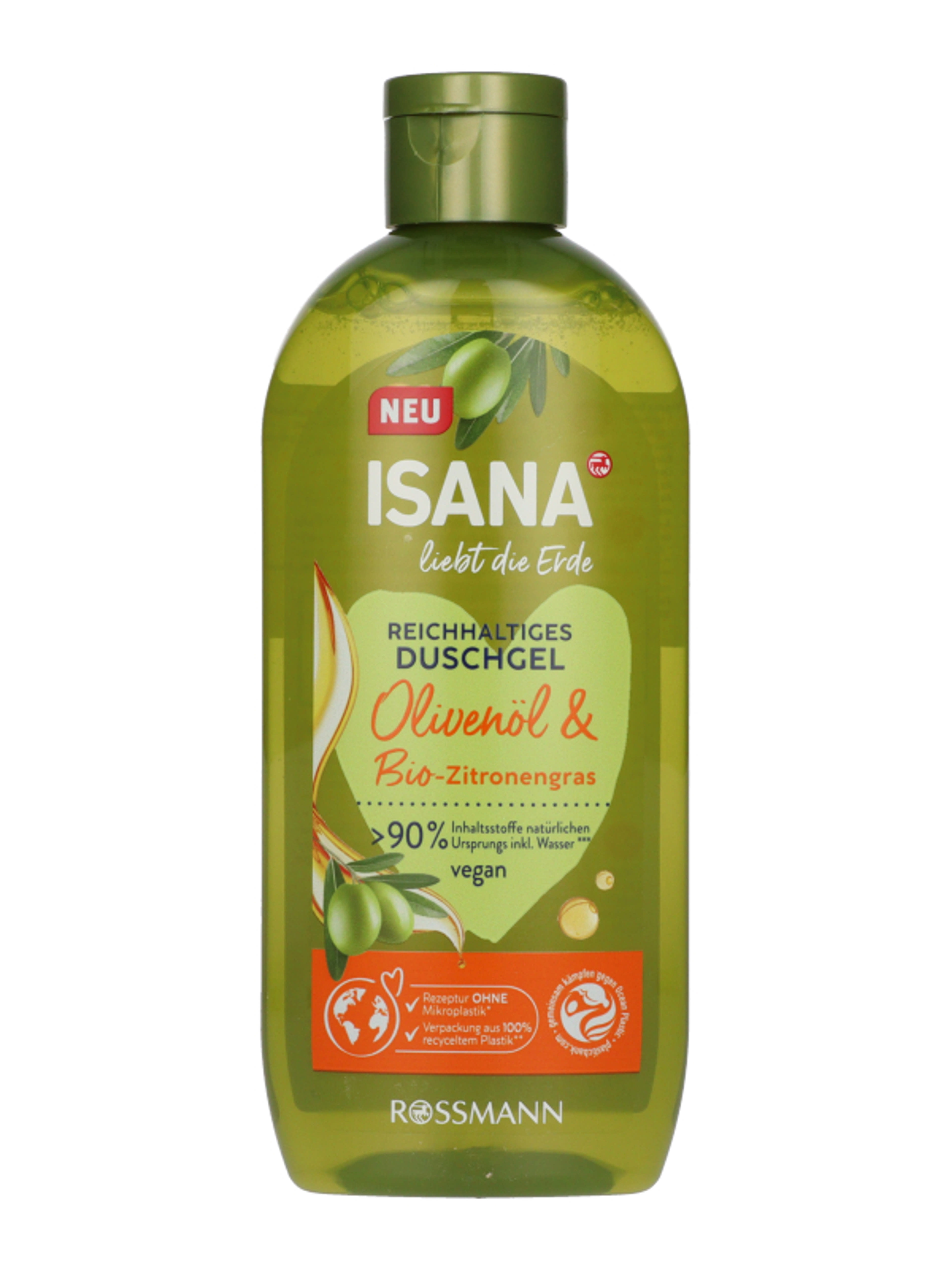 Isana Liebt Die Erde tusfürdő olívaolajjal és bio-citromfűvel - 250 ml-2