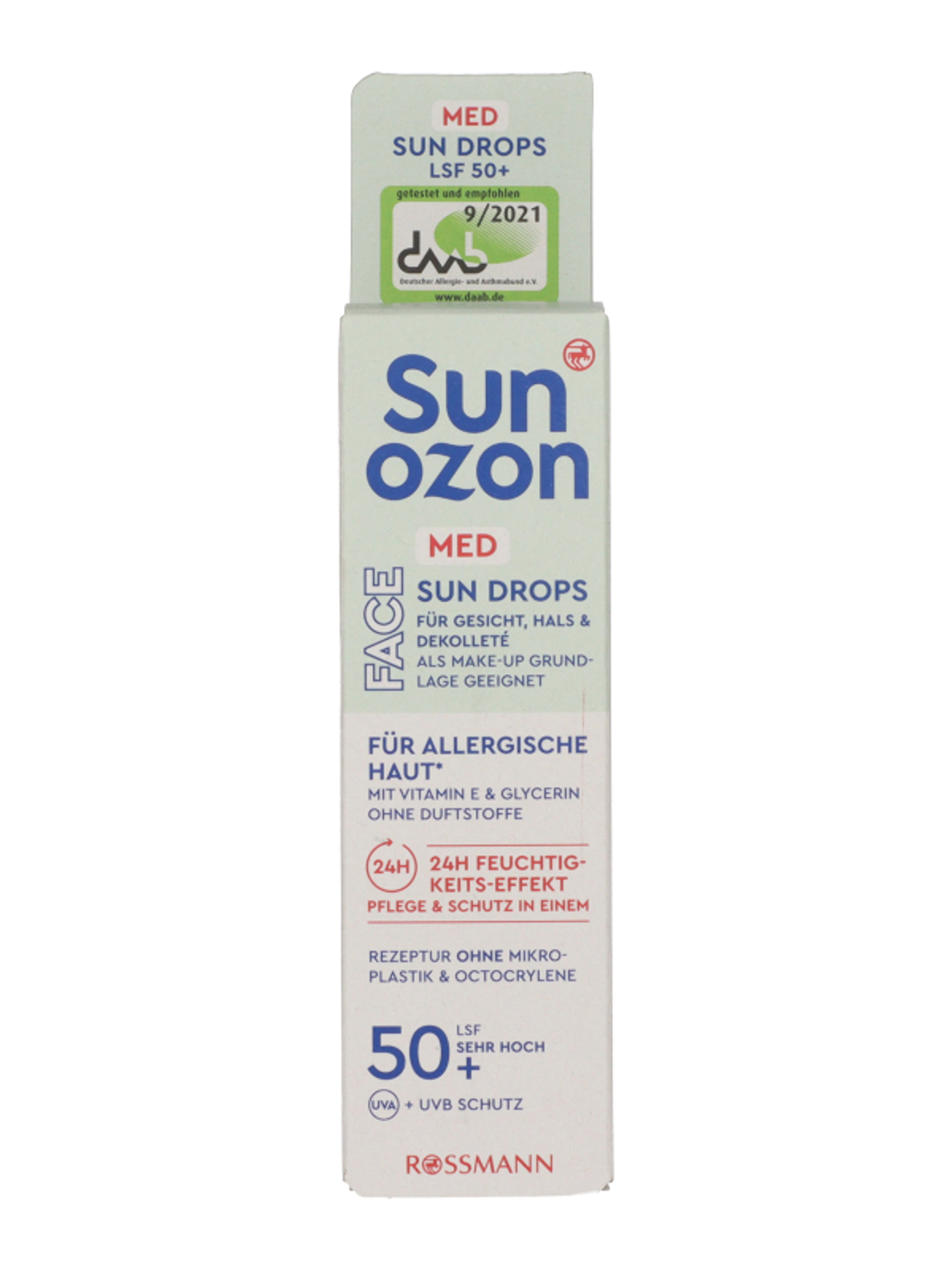 Sunozon Med fényvédő szérum LSF50+ - 30 ml