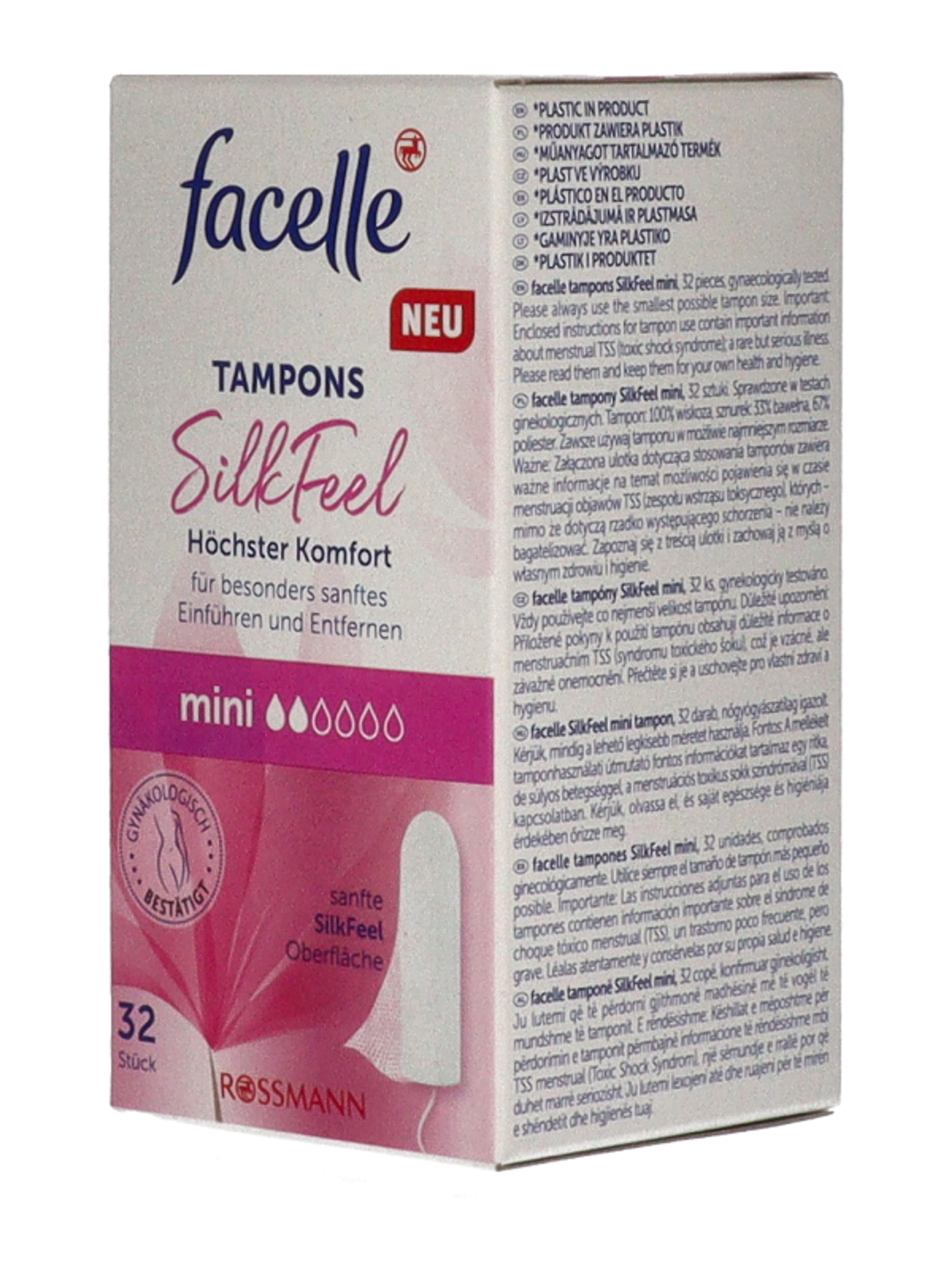 Facelle mini tampon - 32 db-2