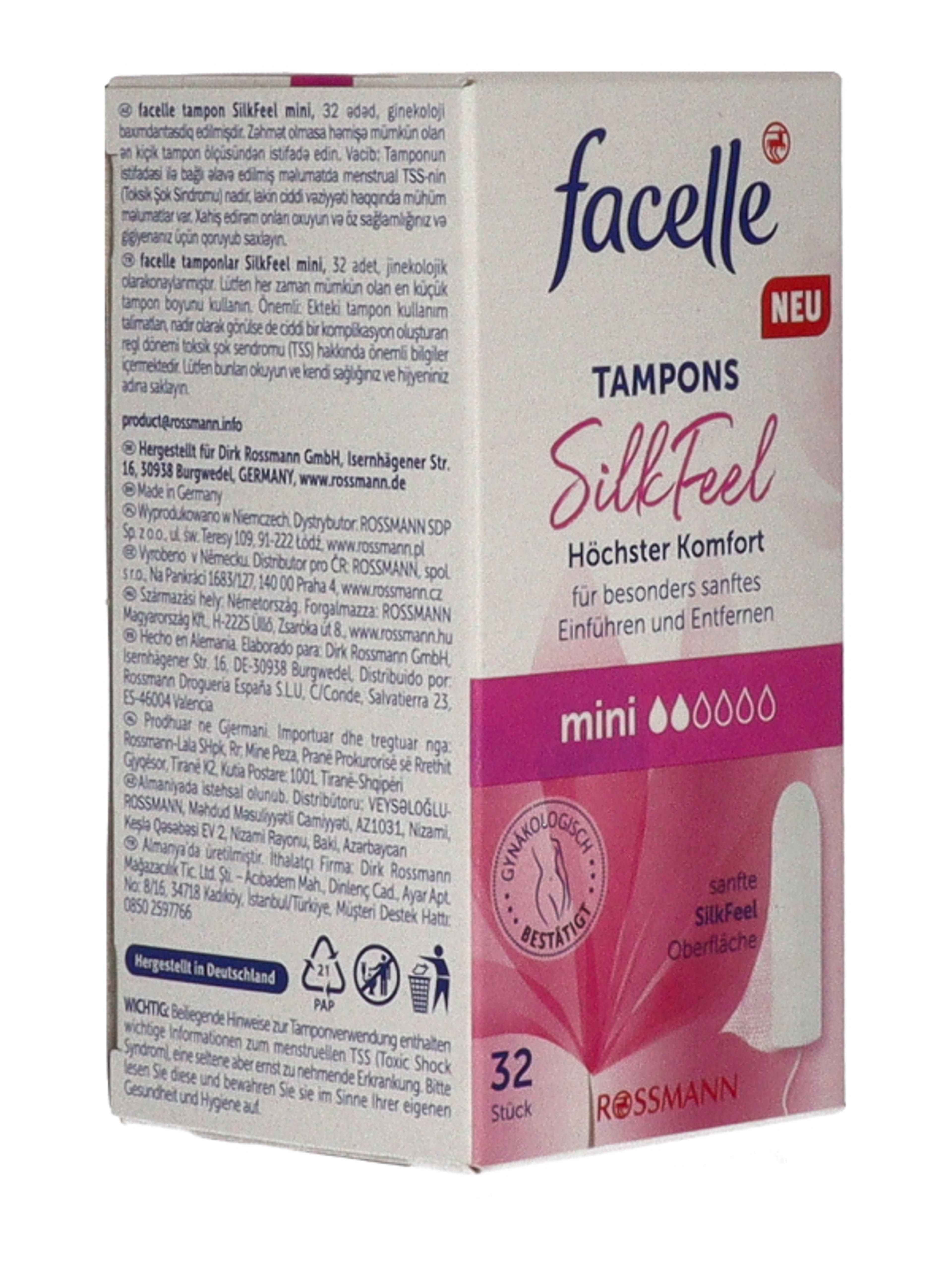 Facelle mini tampon - 32 db-4