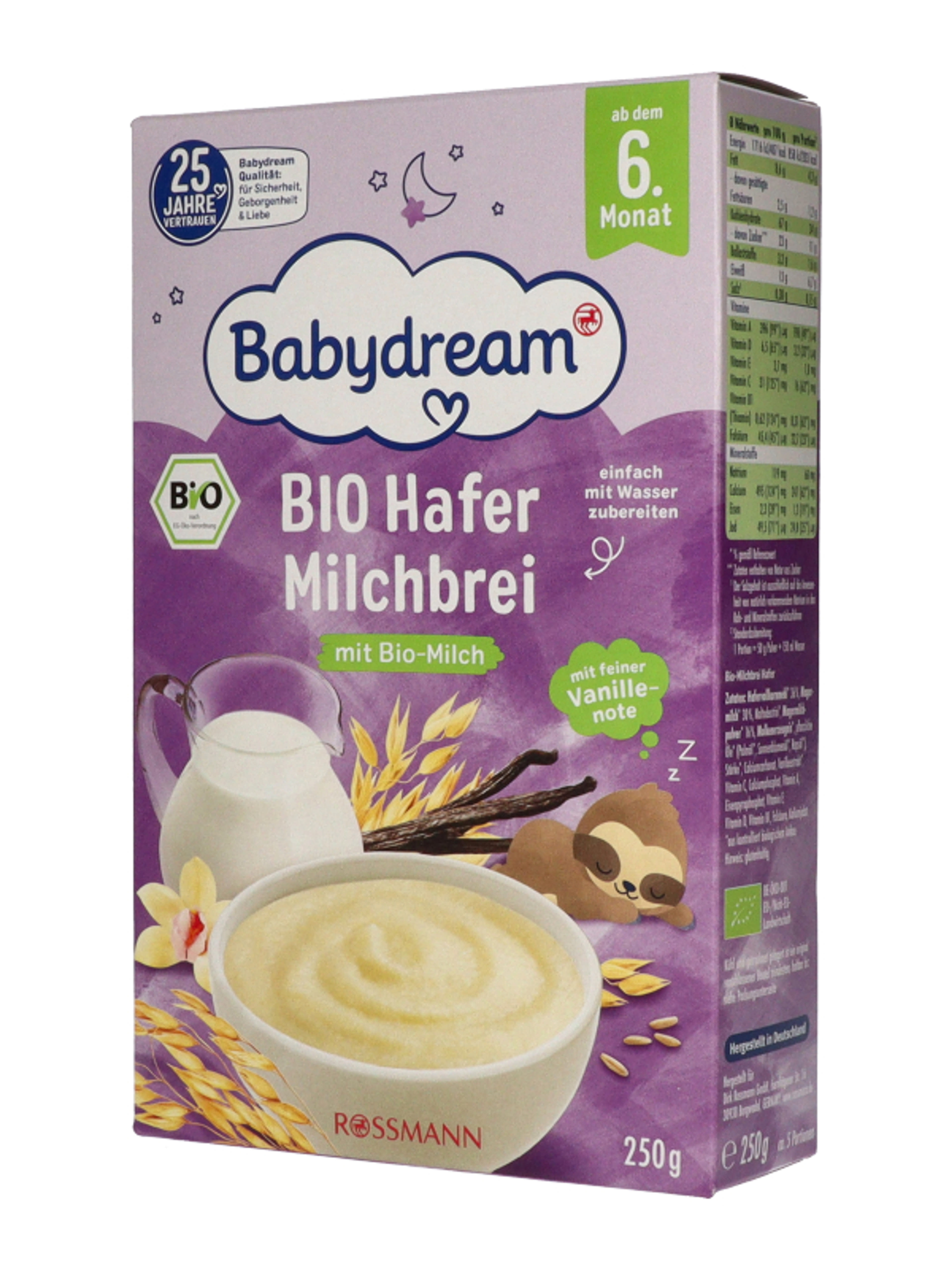 Babydream jó éjt tejpép zabbal 6 hónapos kortól - 250 g-2