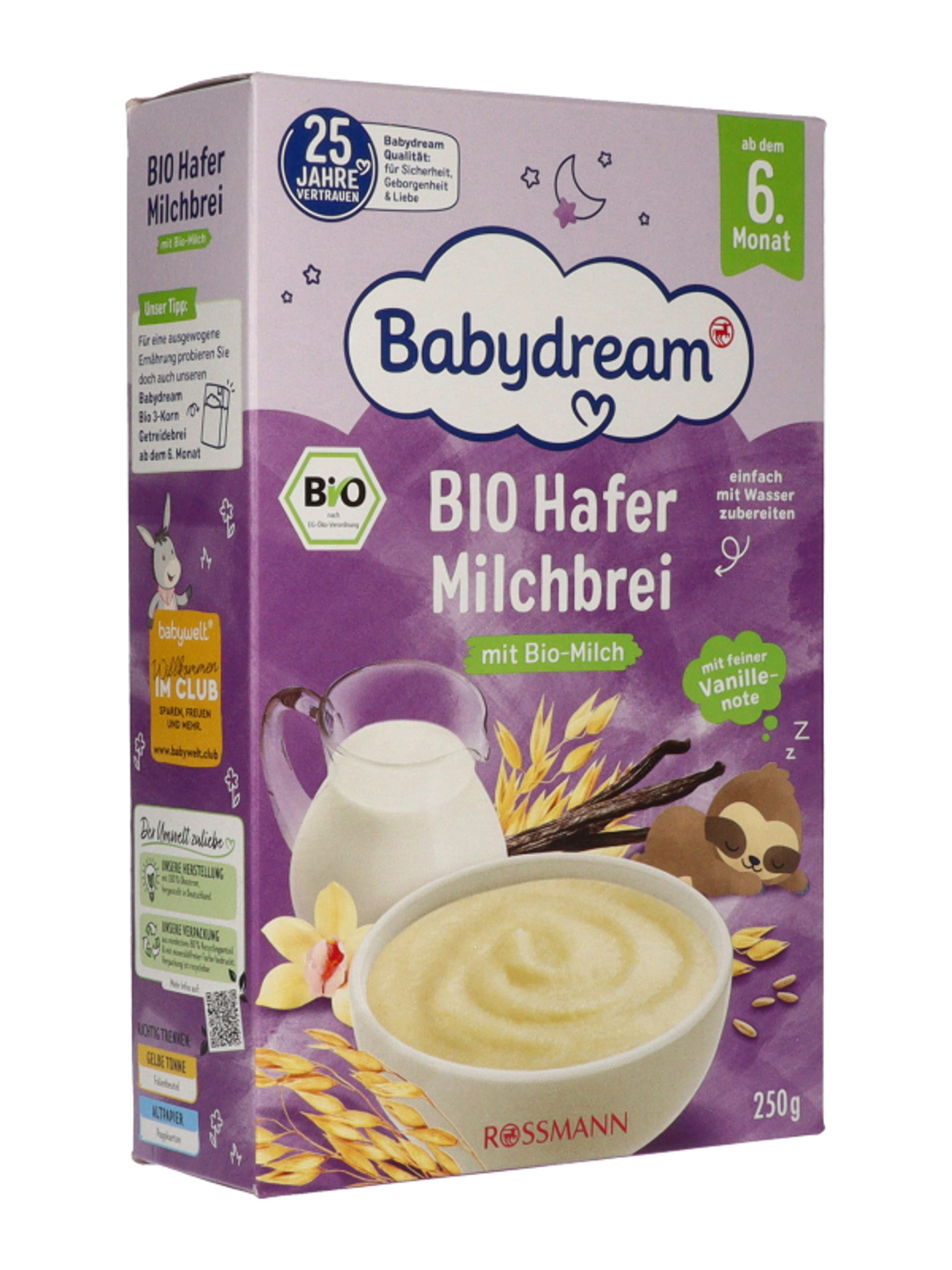 Babydream jó éjt tejpép zabbal 6 hónapos kortól - 250 g-4