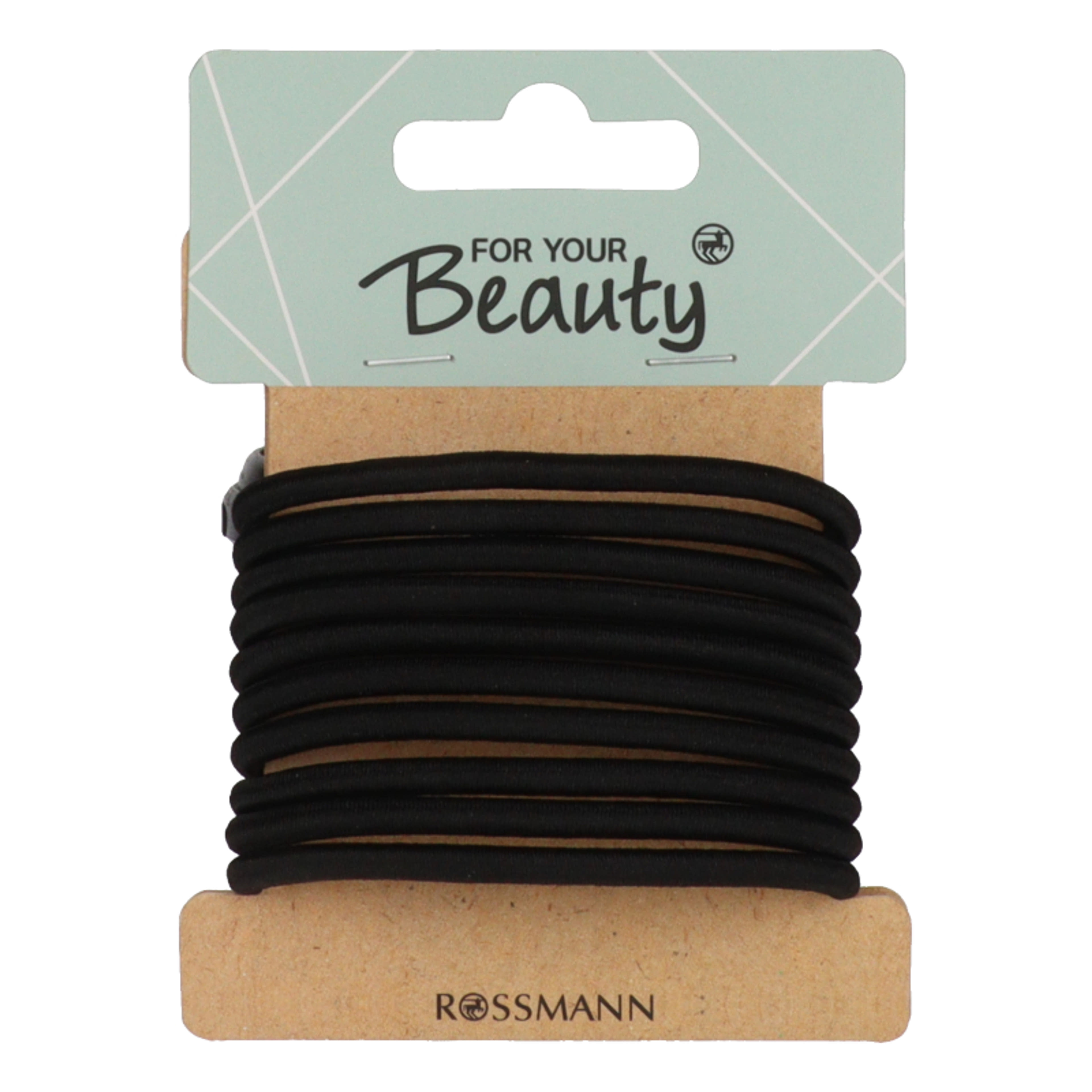 Parsa Beauty hajgumi rózsaszin, fekete, leo mintas - 1 db-1