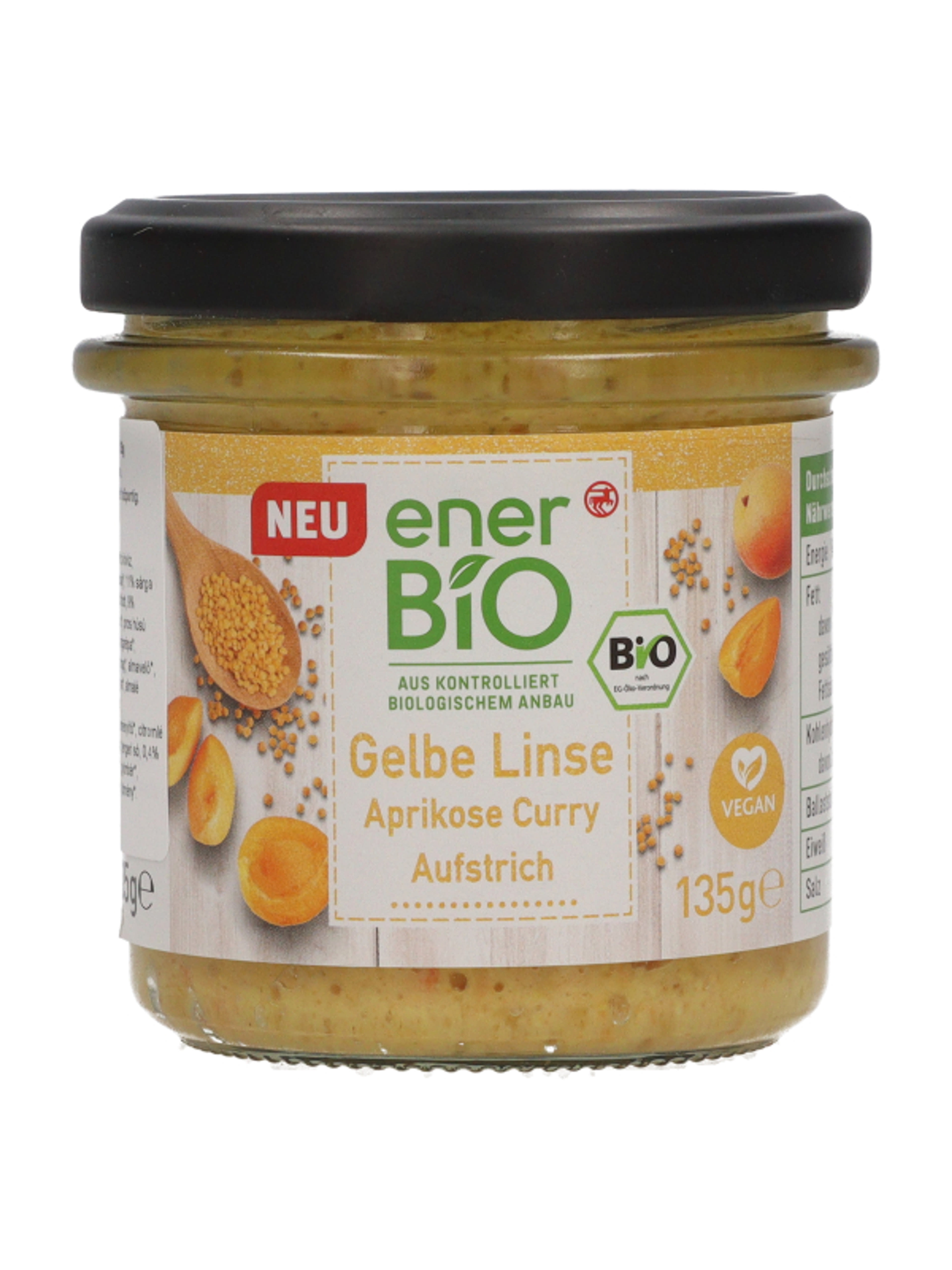 Ener-Bio sárgalencse krém sárgabarackkal és curry-vel - 135 g