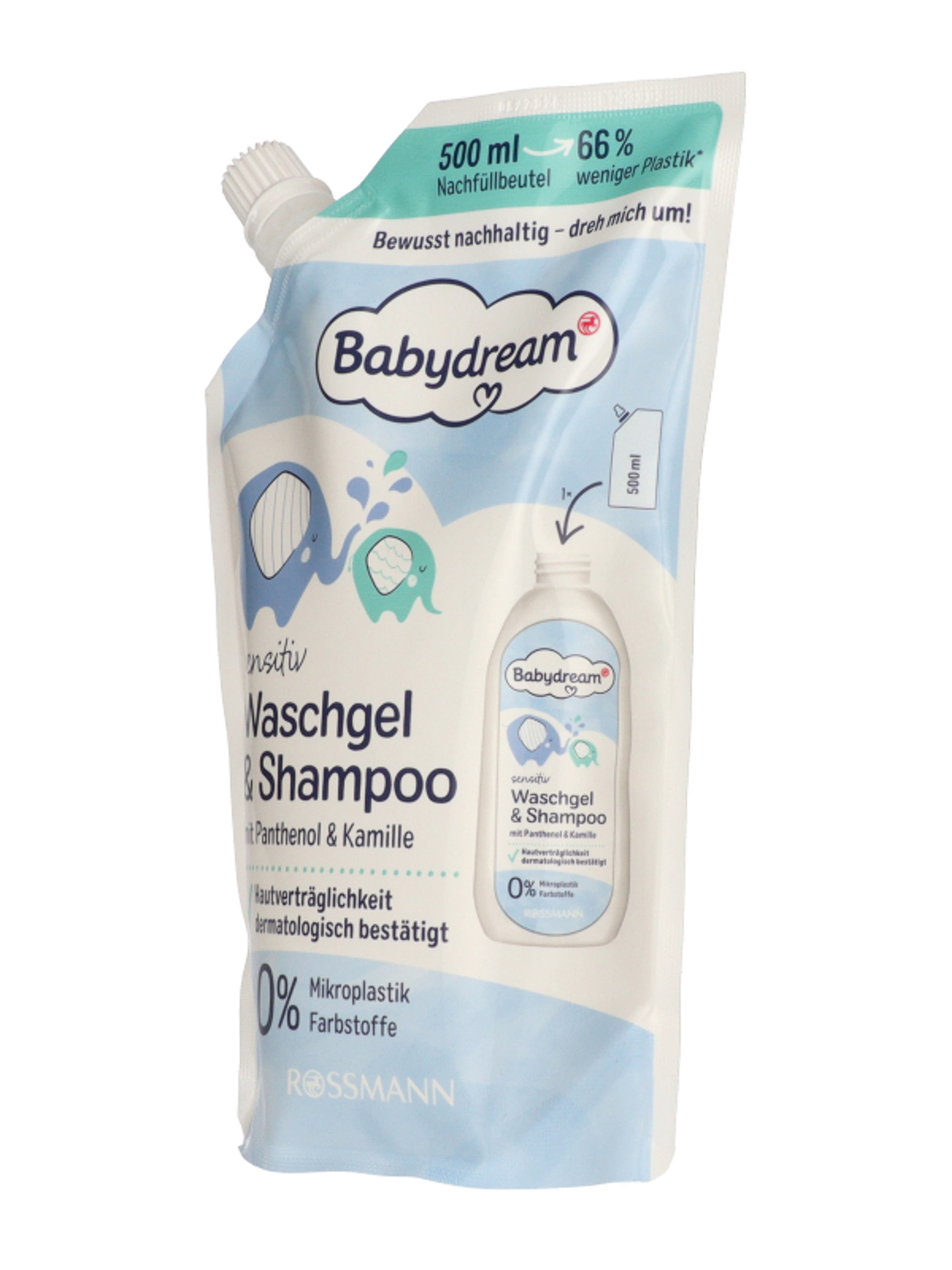 Babydream fürdető és sampon utántöltő - 500 ml-2