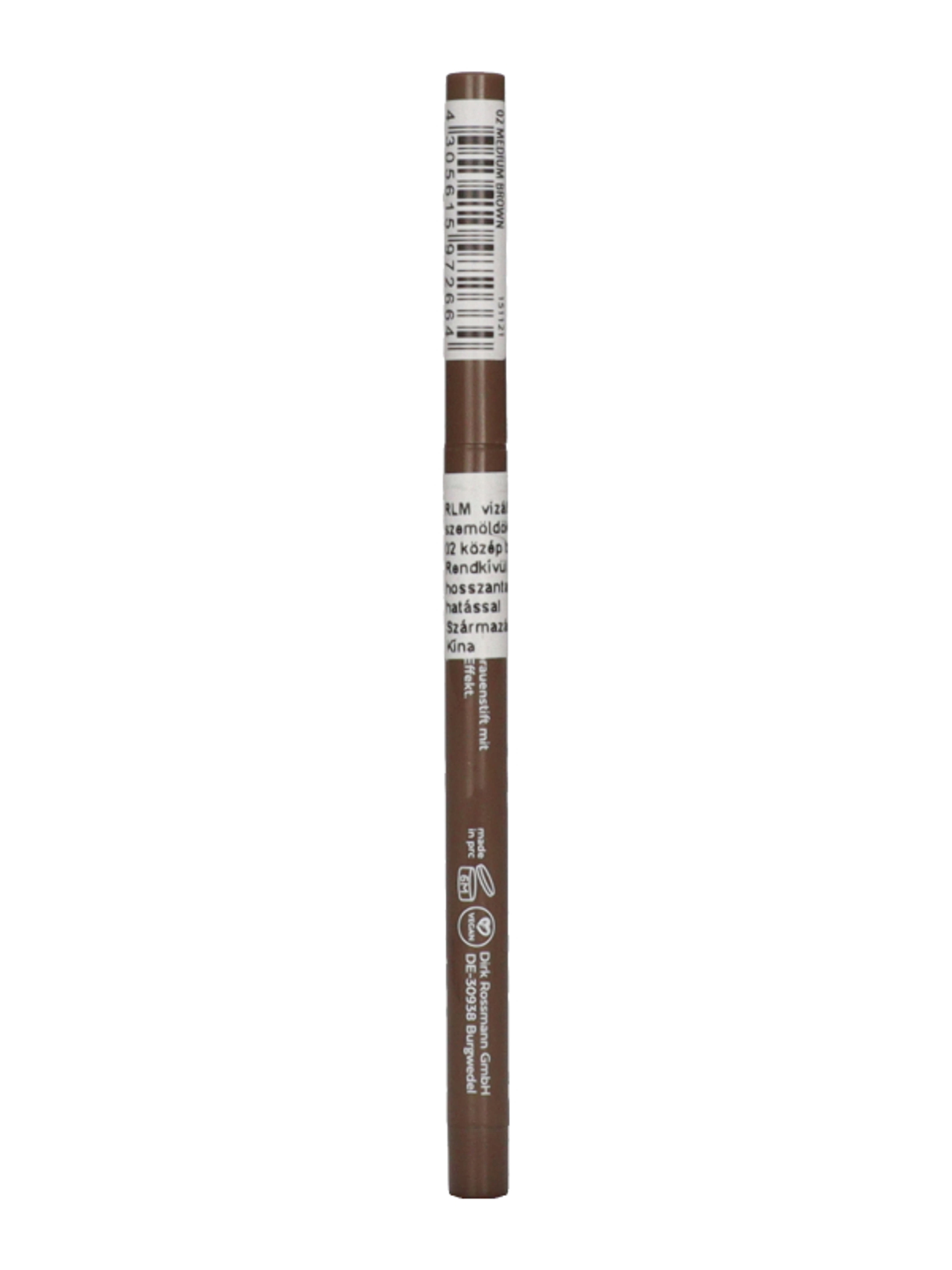 Rival Loves Me Slim Brow szemöldökceruza /02 medium brown - 1 db-3