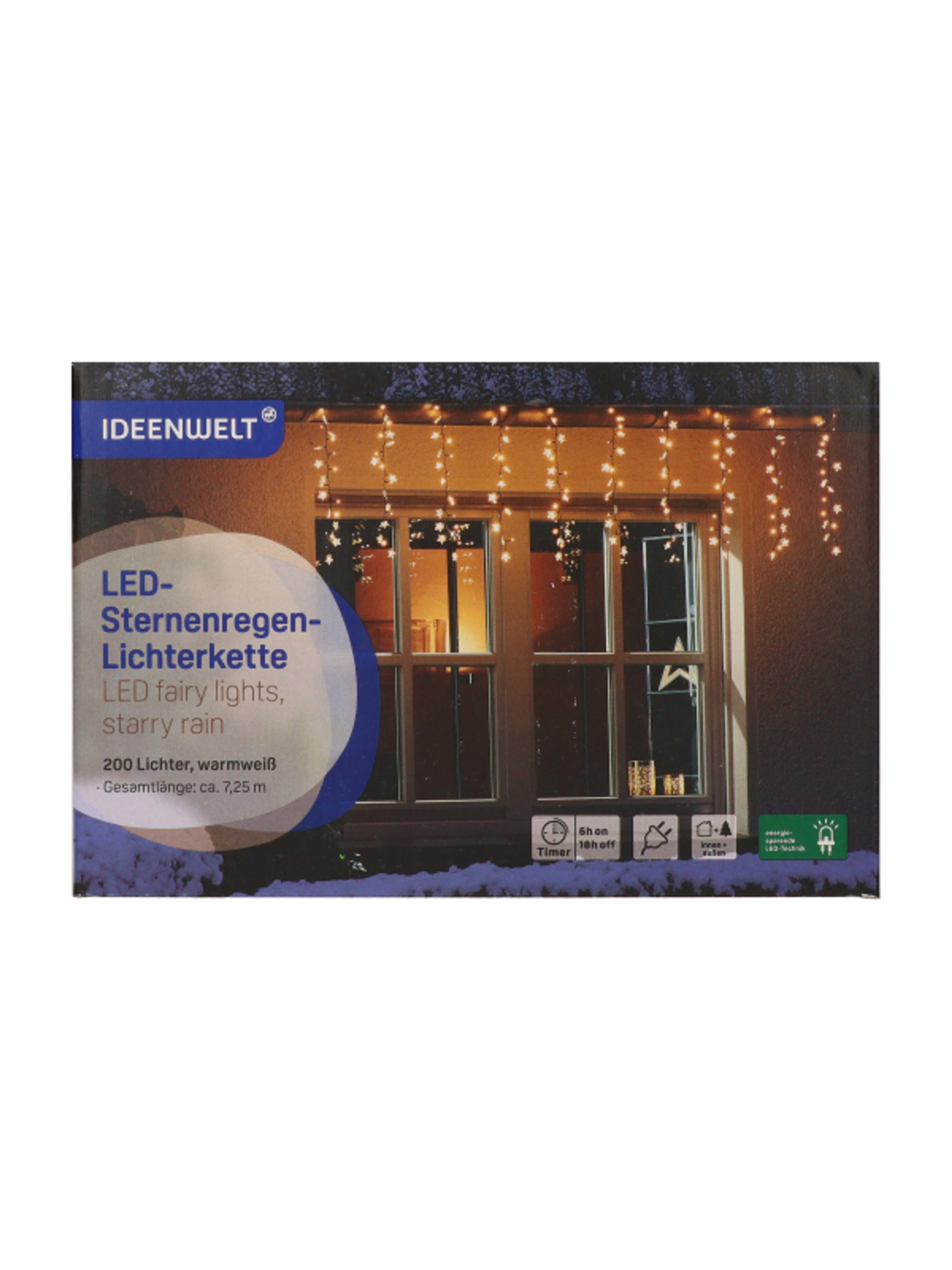 Ideen Welt Led csillagos eső fénylánc - 1 db