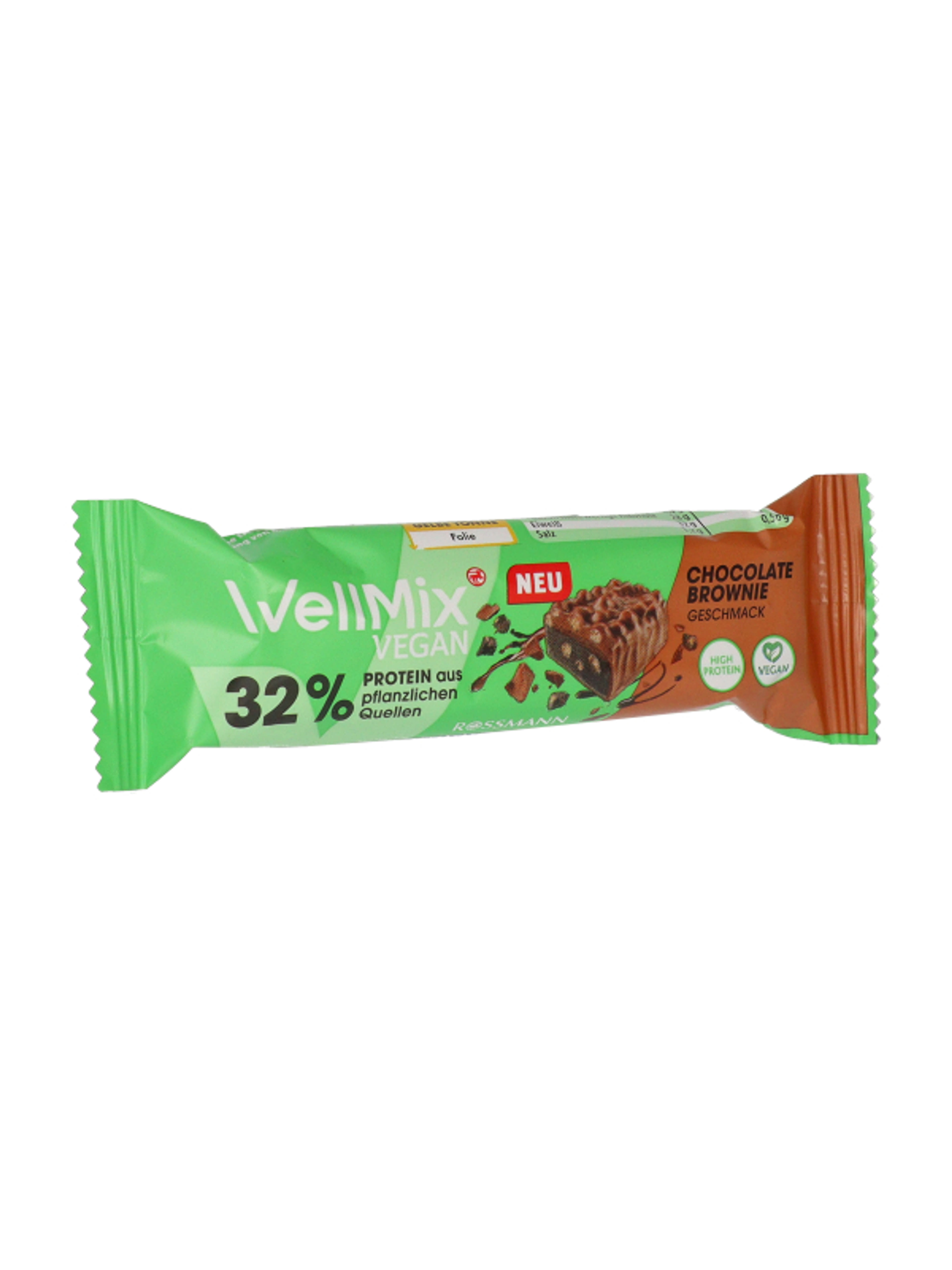 Well Mix 32% vegán protein szelet csokis brownie ízben - 45 g-2