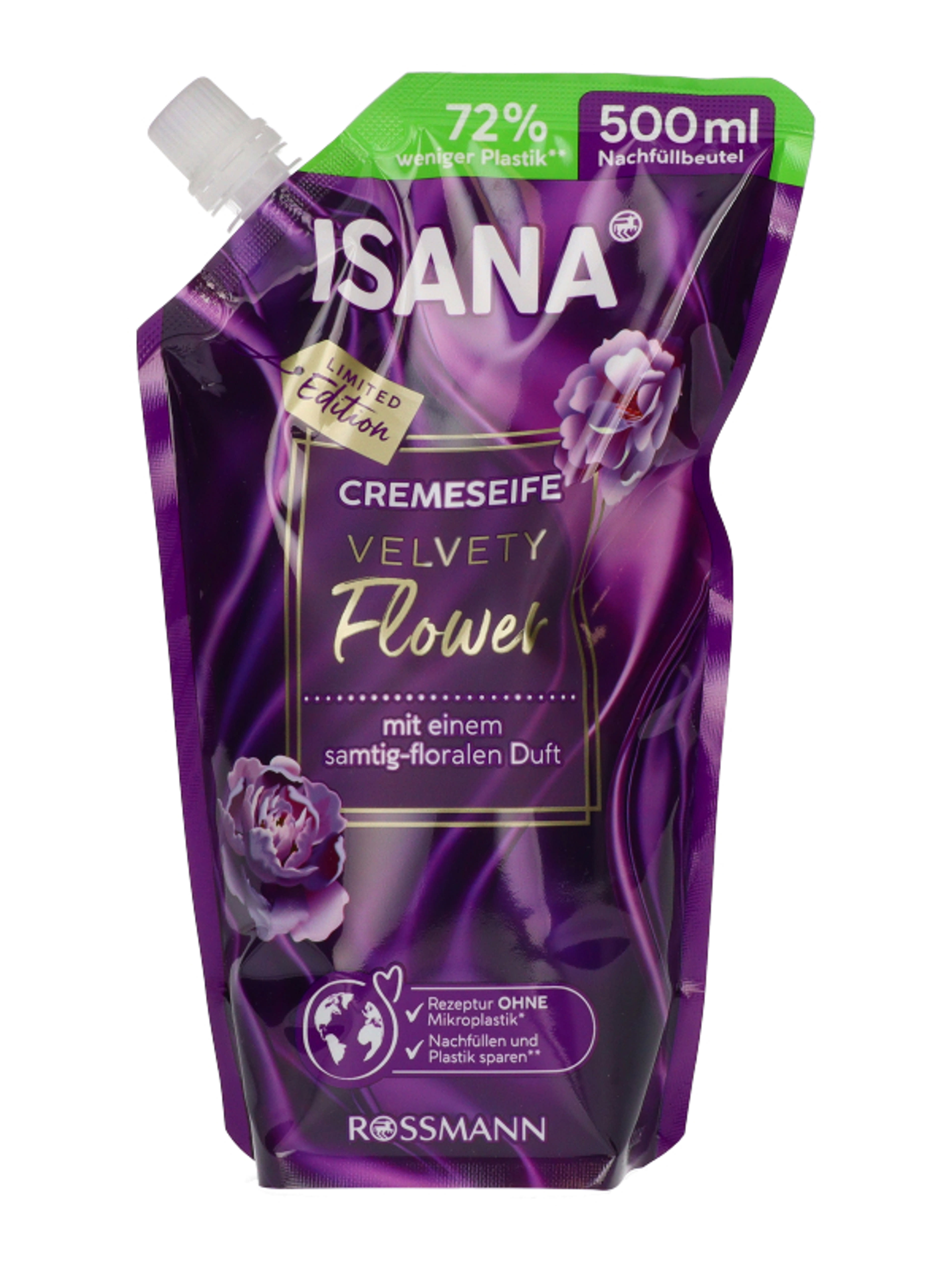 Isana Velvety Flower folyékony szappan - 500 ml
