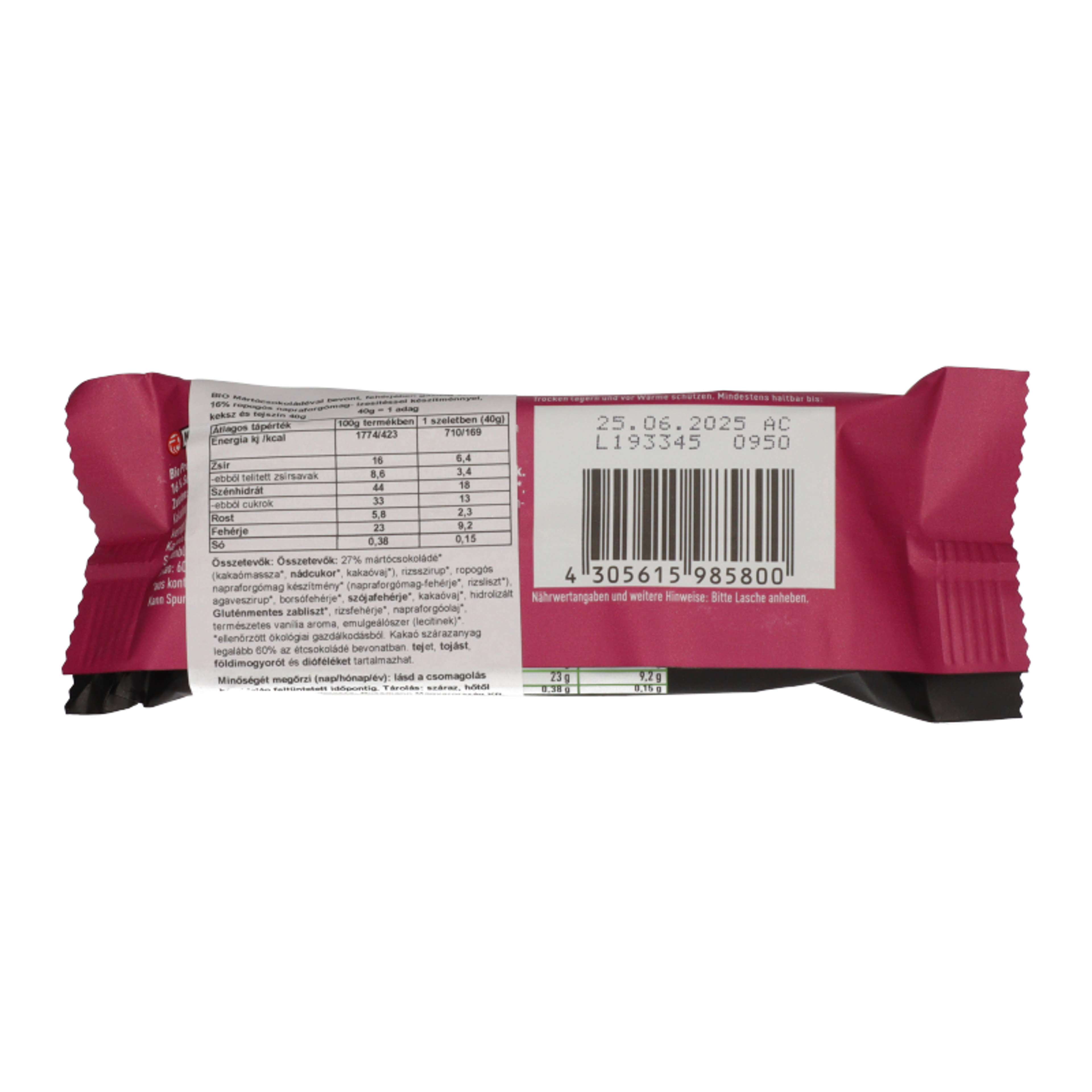 Ener-bio proteinszelet cookies & cream - 40 g-3