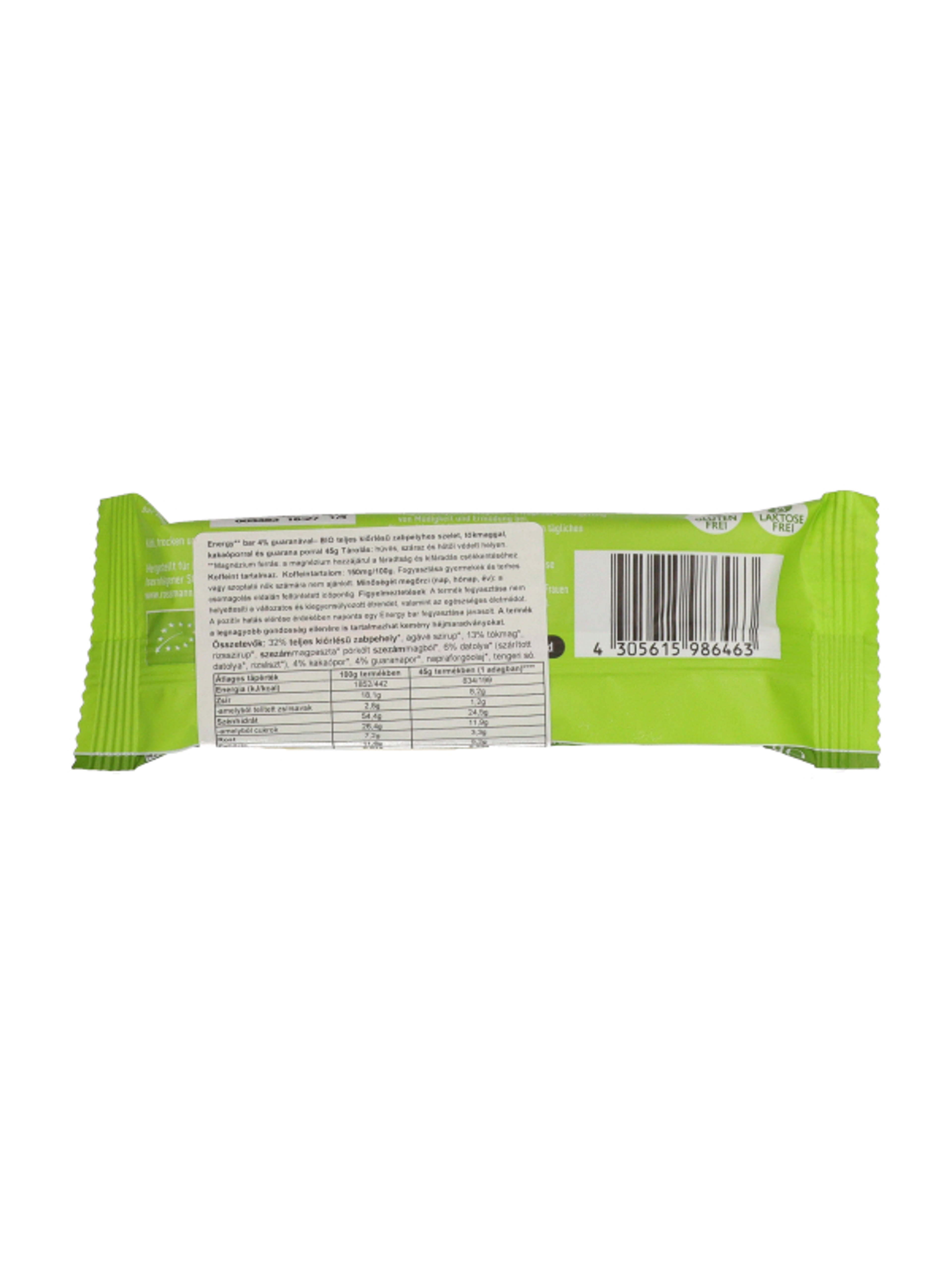 Ener-Bio Energy Bar zabpelyhes szelet - 45 g-3