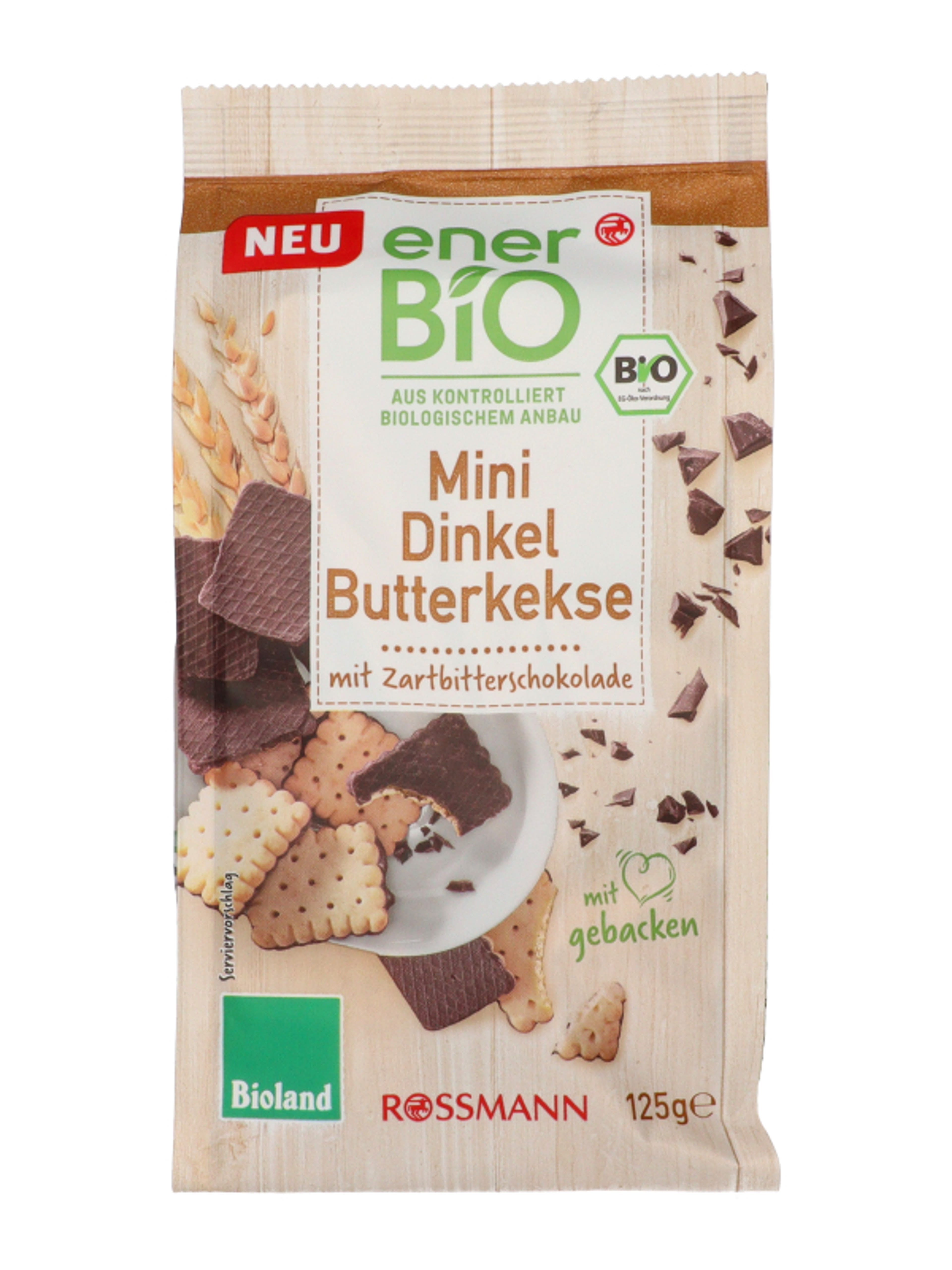 Ener-Bio mini tönköly vajas keksz - 125 g