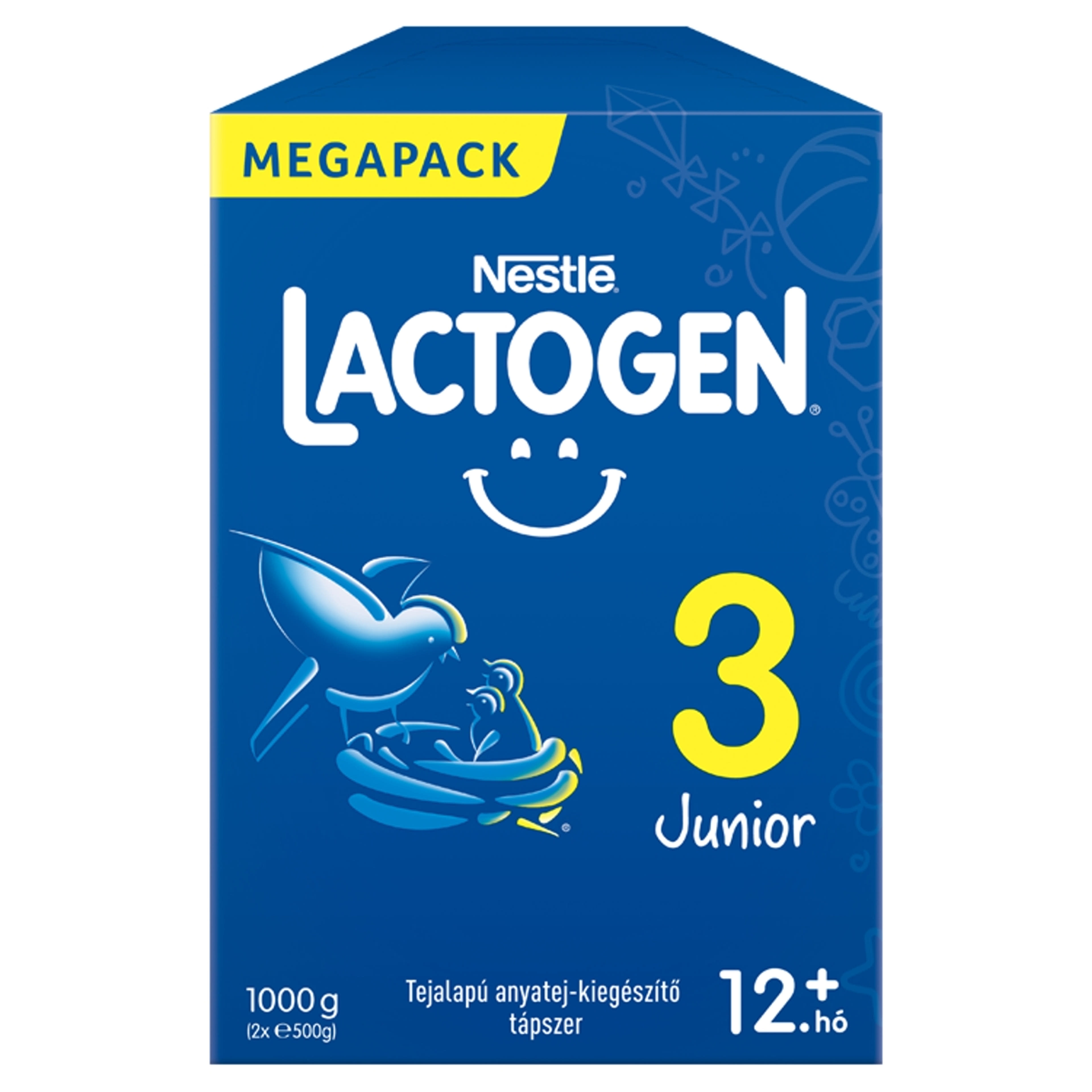 Nestlé Lactogen 3 Junior tápszer 12 hónapos kortól - 1000 g
