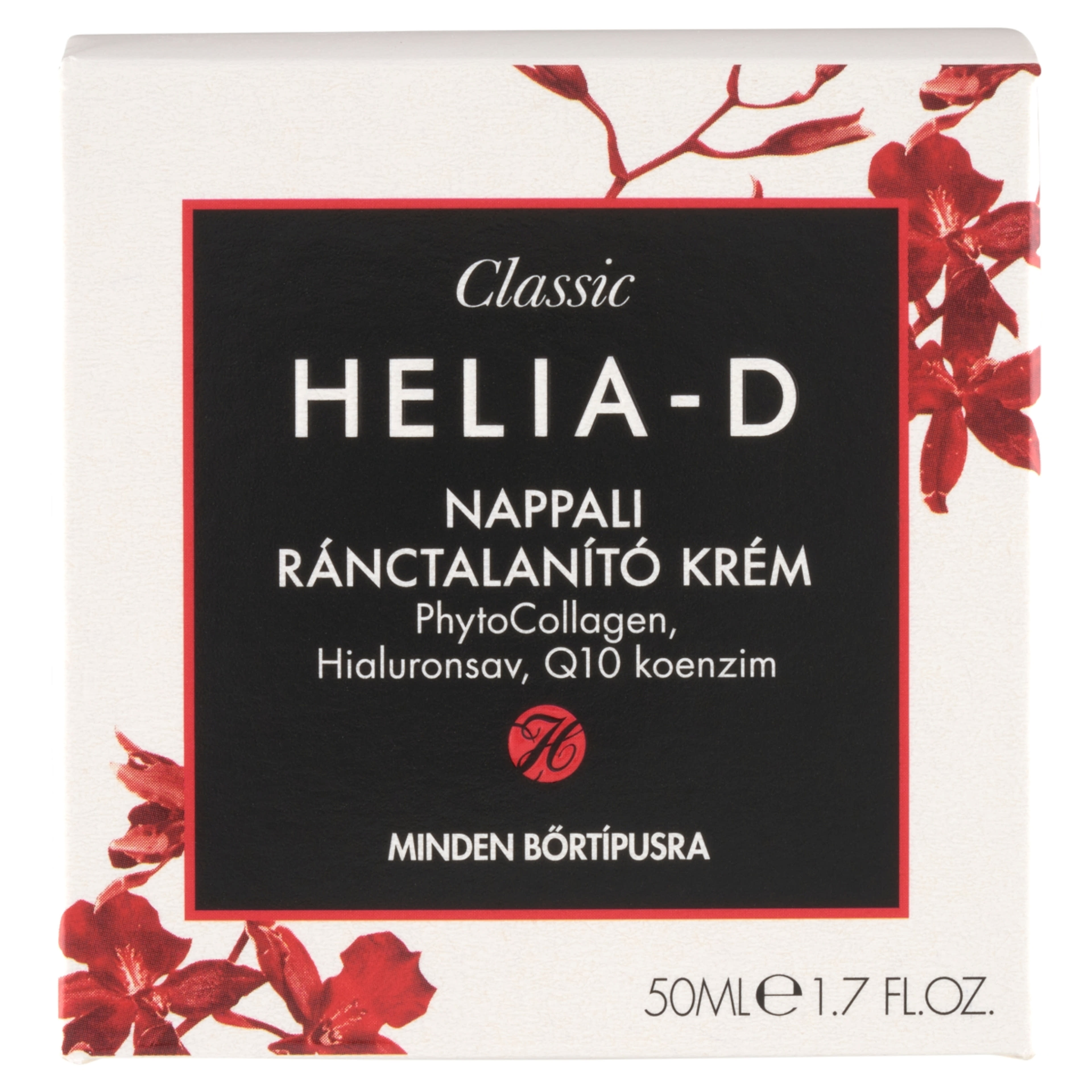 Helia-D Classic Q10 nappali ránctalanító krém UV szűrővel - 50 ml