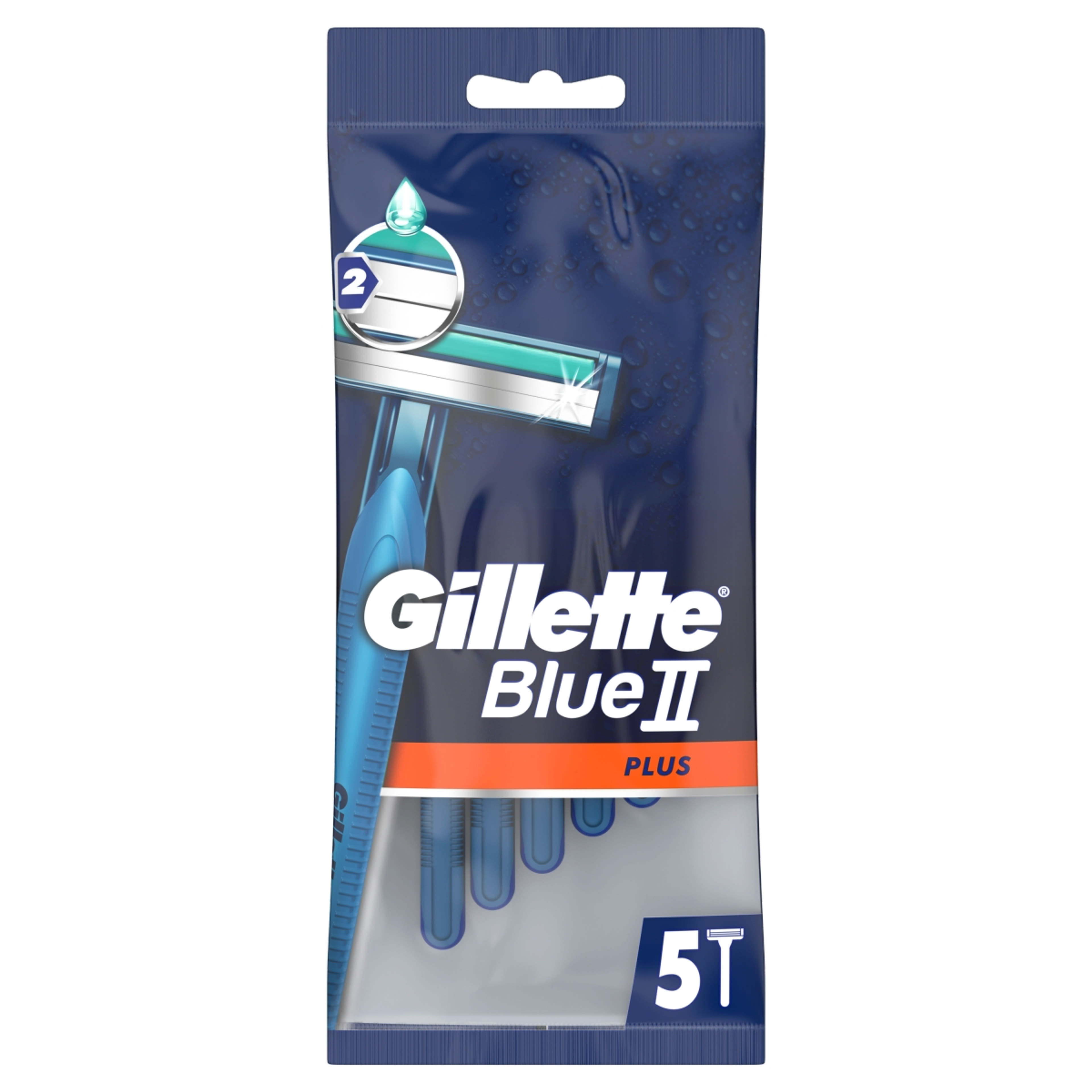 Gillette blue II plus eldobható borotva - 5 db
