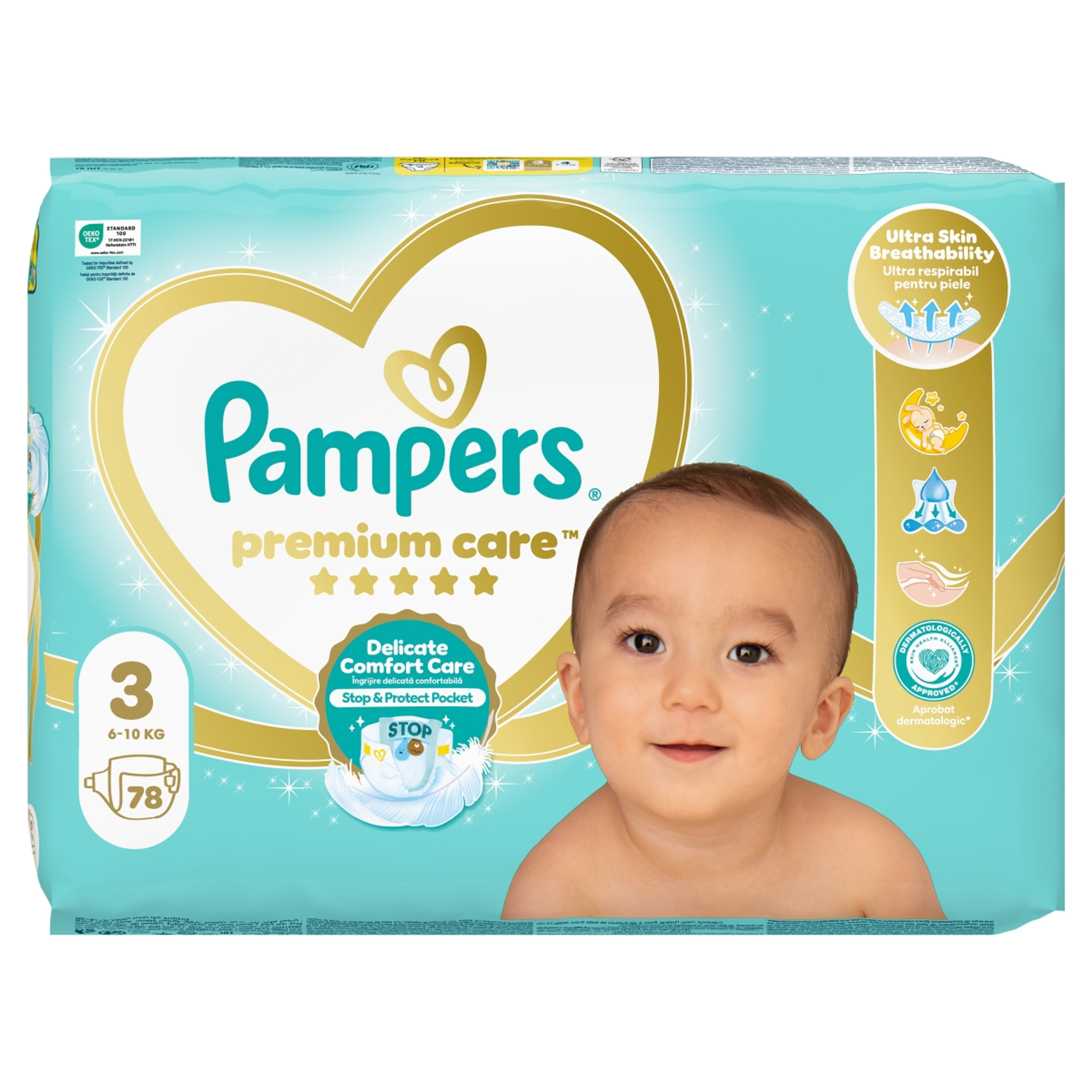 Pampers Premium Care pelenka, 3-as méret, 6kg - 10kg - 78 db-3