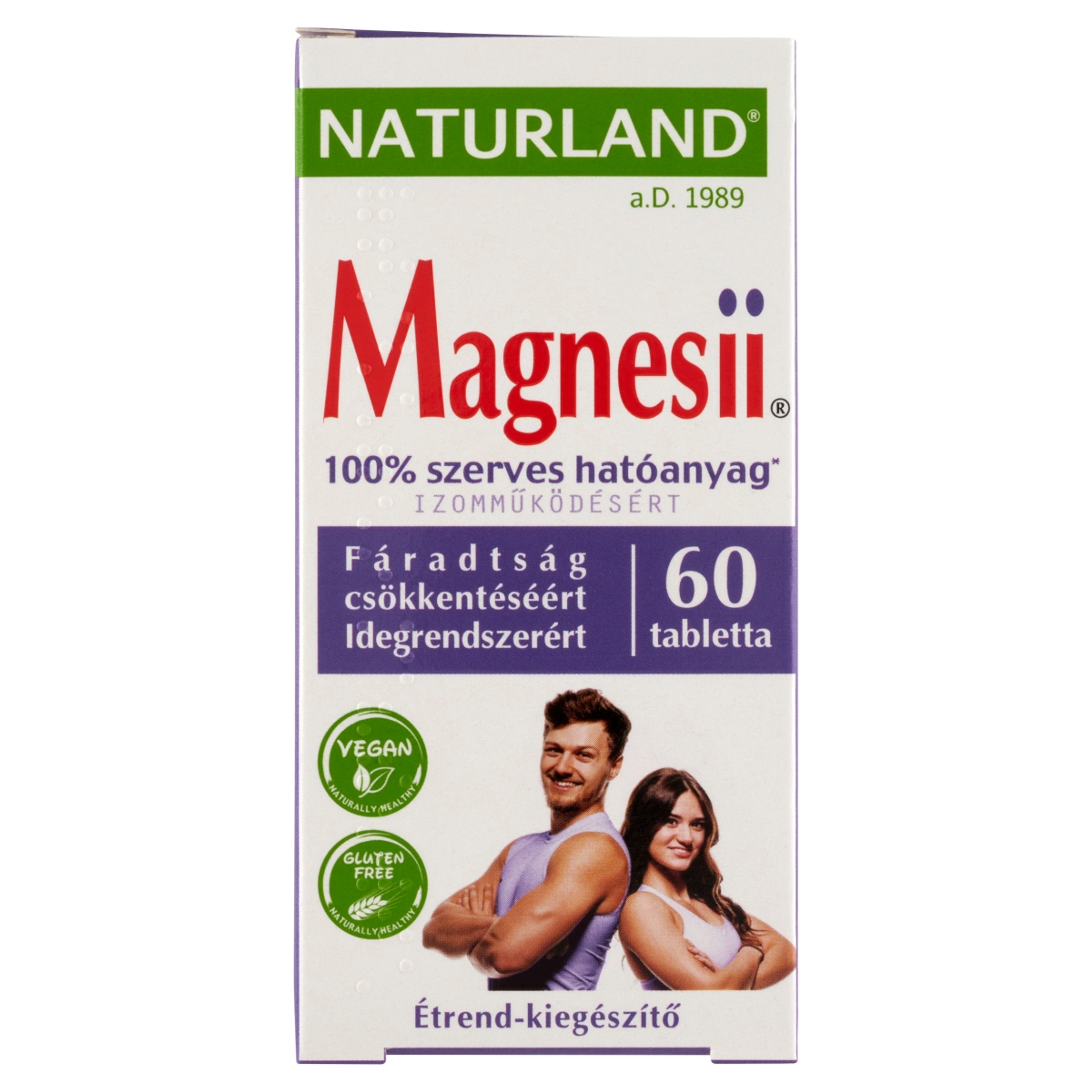 Naturland Magnézium Tabletta - 60 db-1