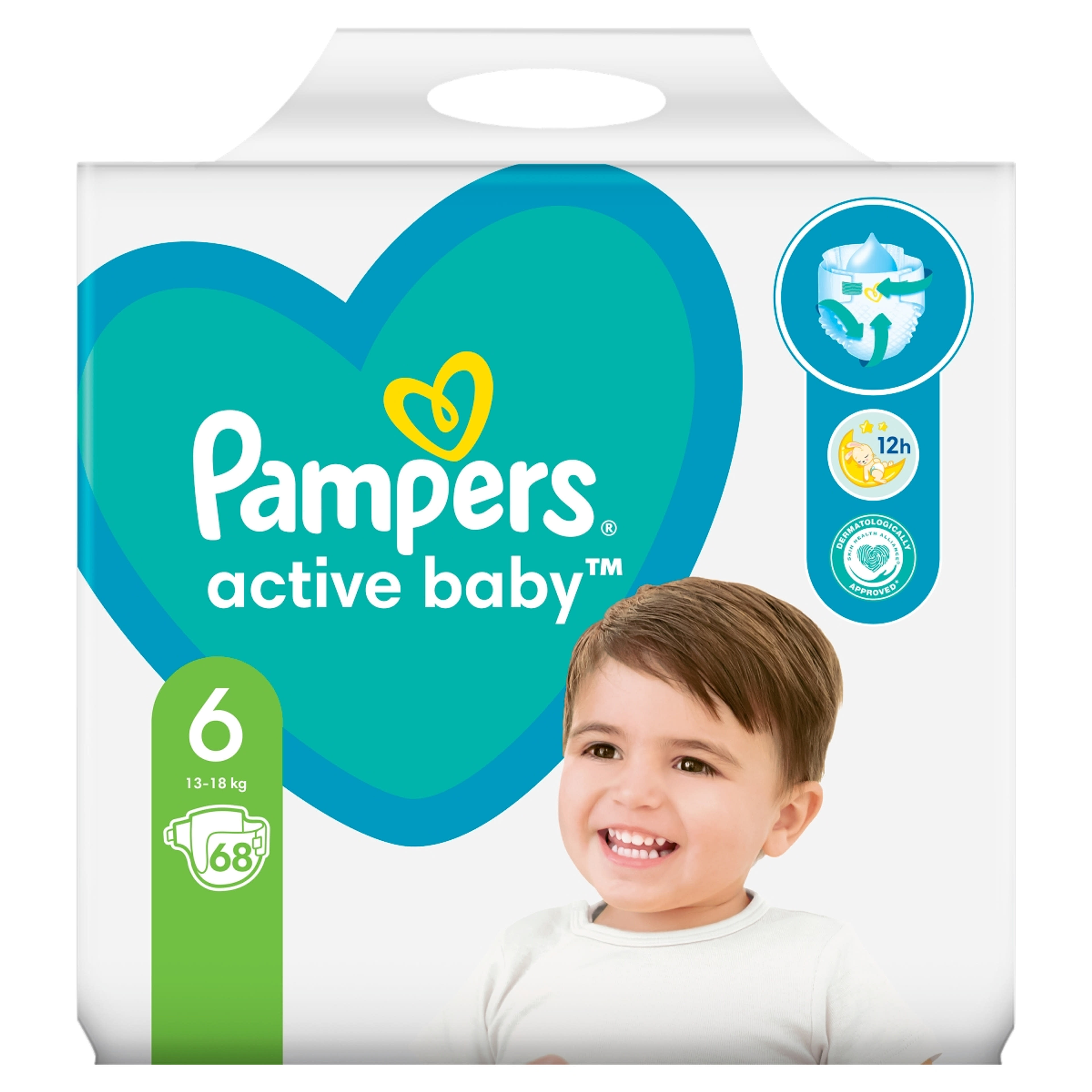 Pampers Giant Pack+ 6-os 13-18kg - 68 db