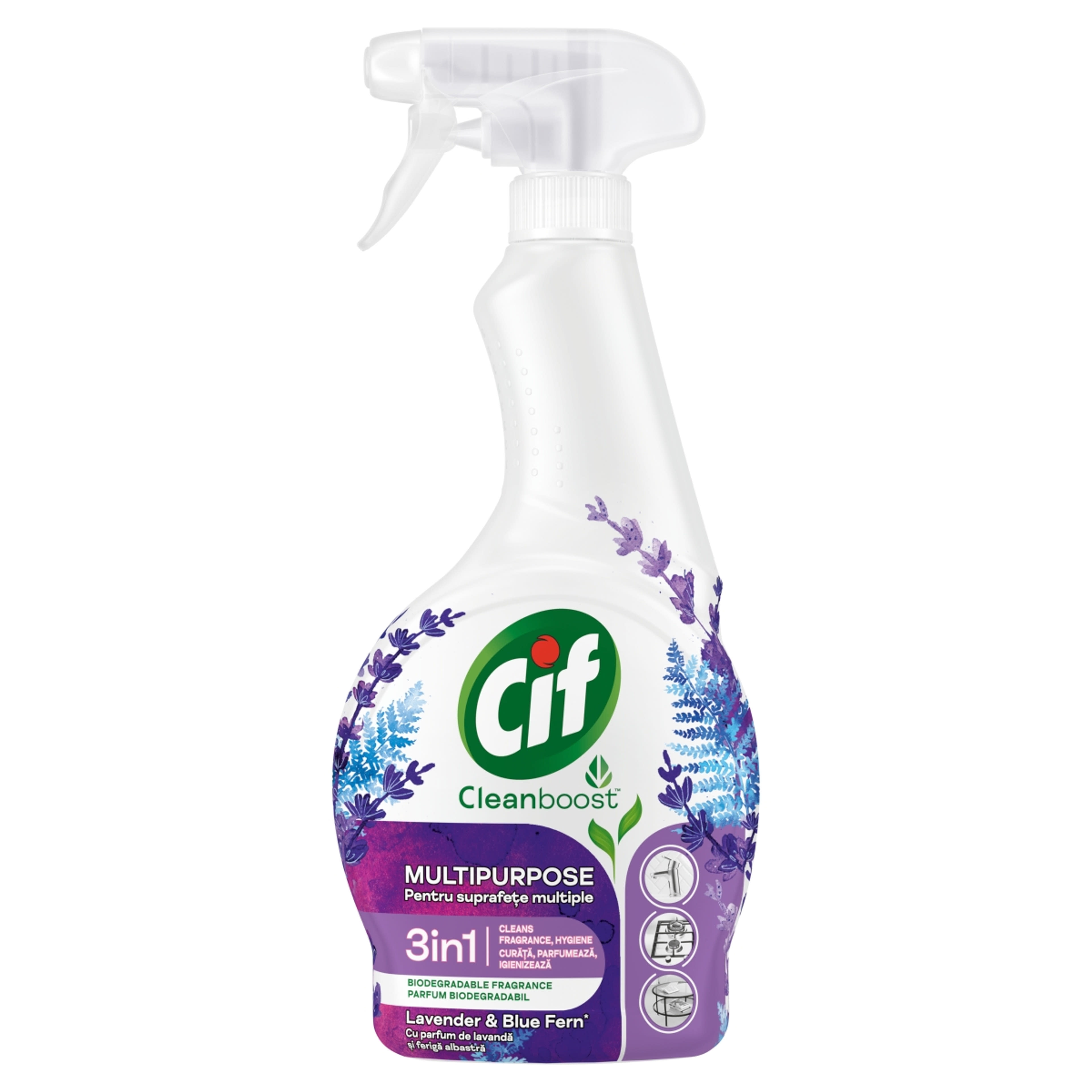 Cif általános tisztító spray levendula és kék páfrány illattal - 500 ml