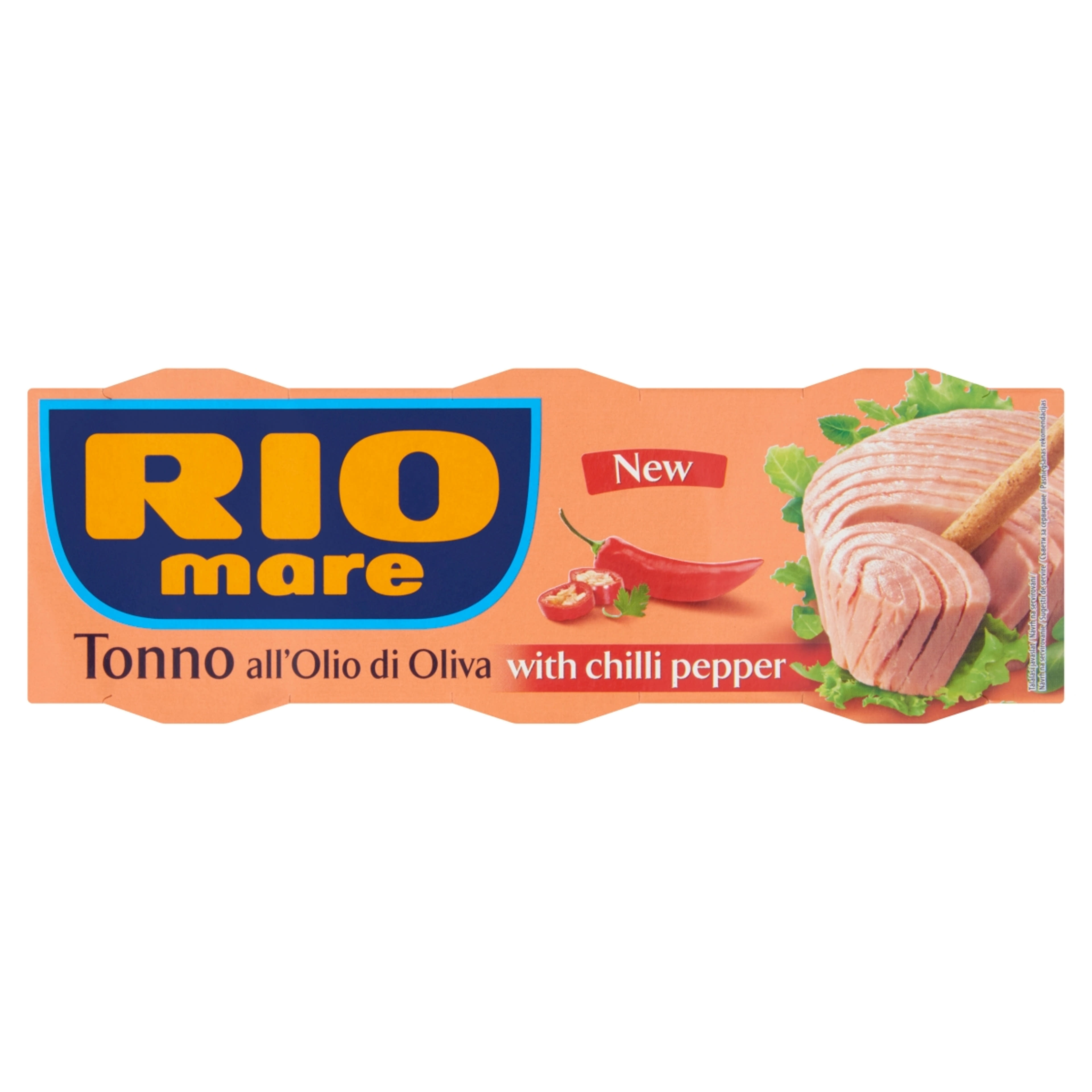 Rio Mare tonhal, olovaolajban chili paprikával - 240 g