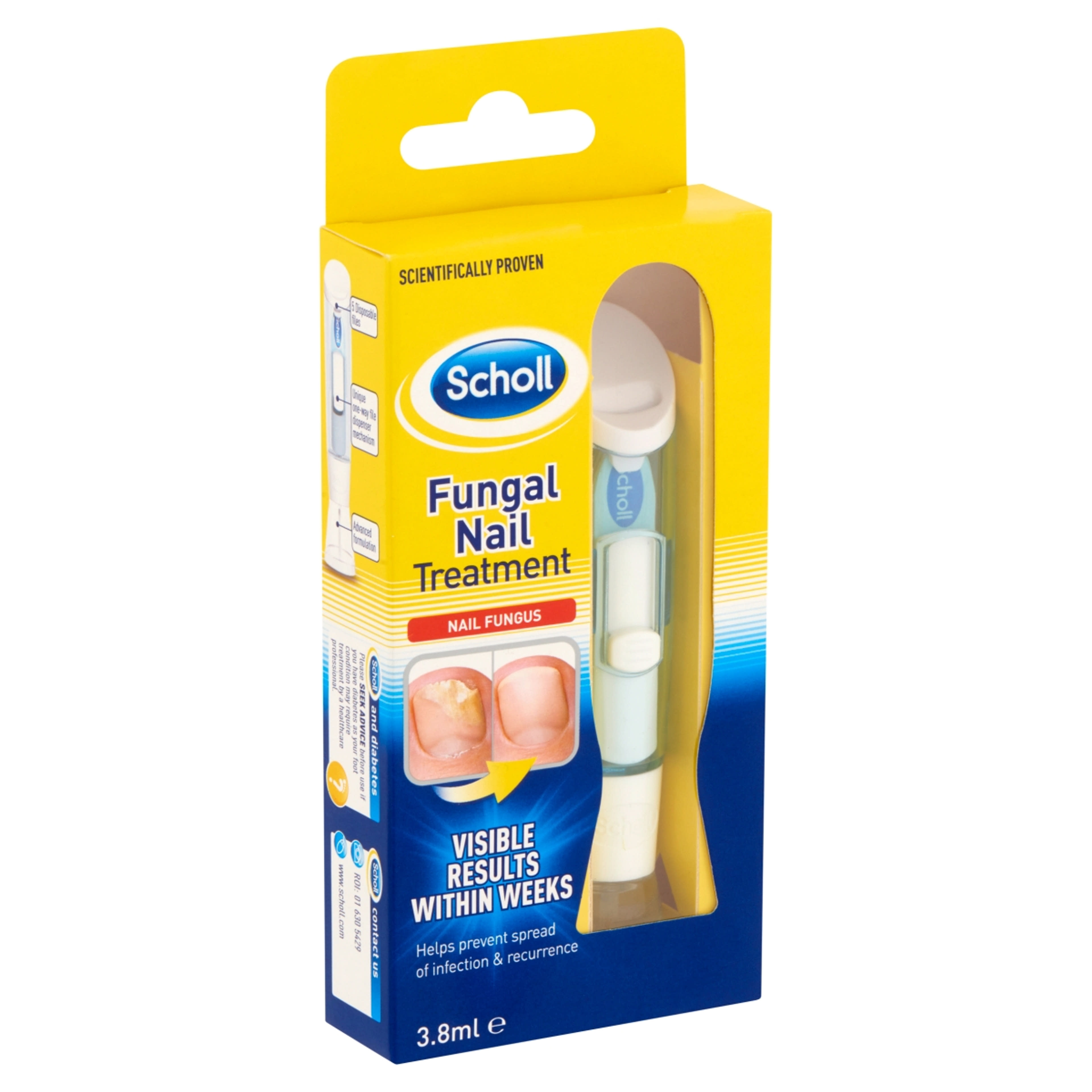 Scholl lábköröm gomba elleni ecsetelo - 3,8 ml-2