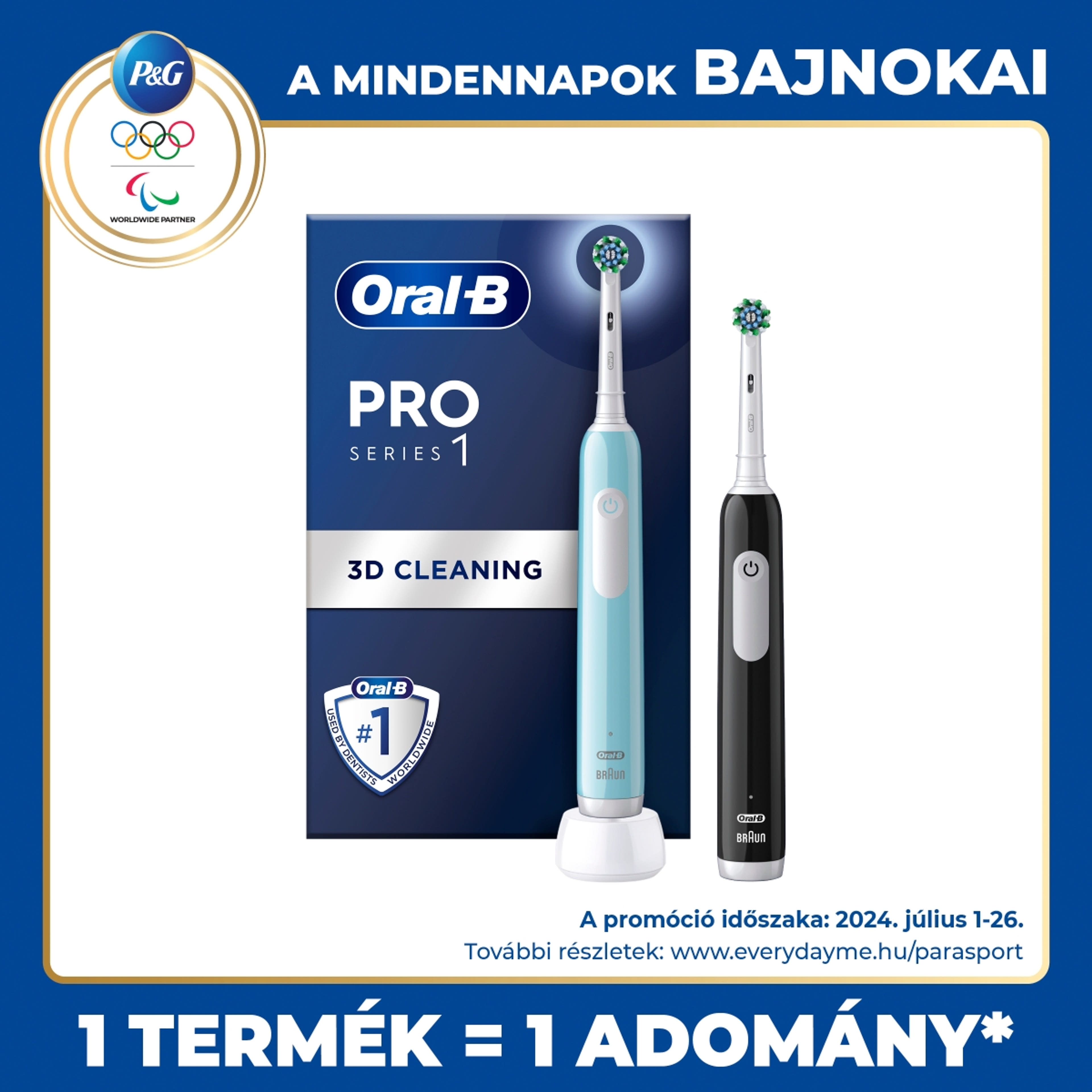 Oral-B Pro 1 – 790 elektromos fogkefe - 2 db