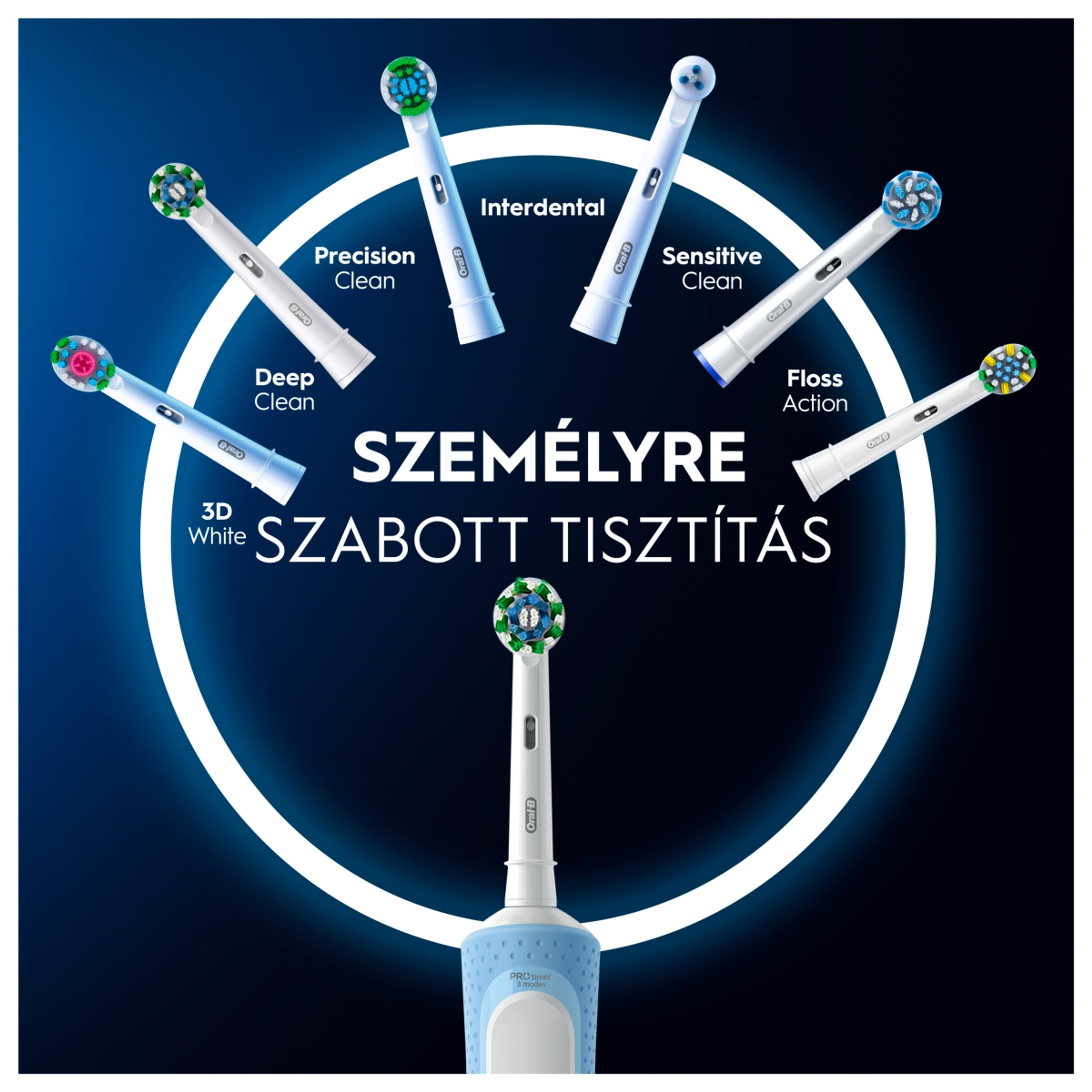 Oral-B Vitality Pro elektromos fogkefe, fekete - 1 db-3