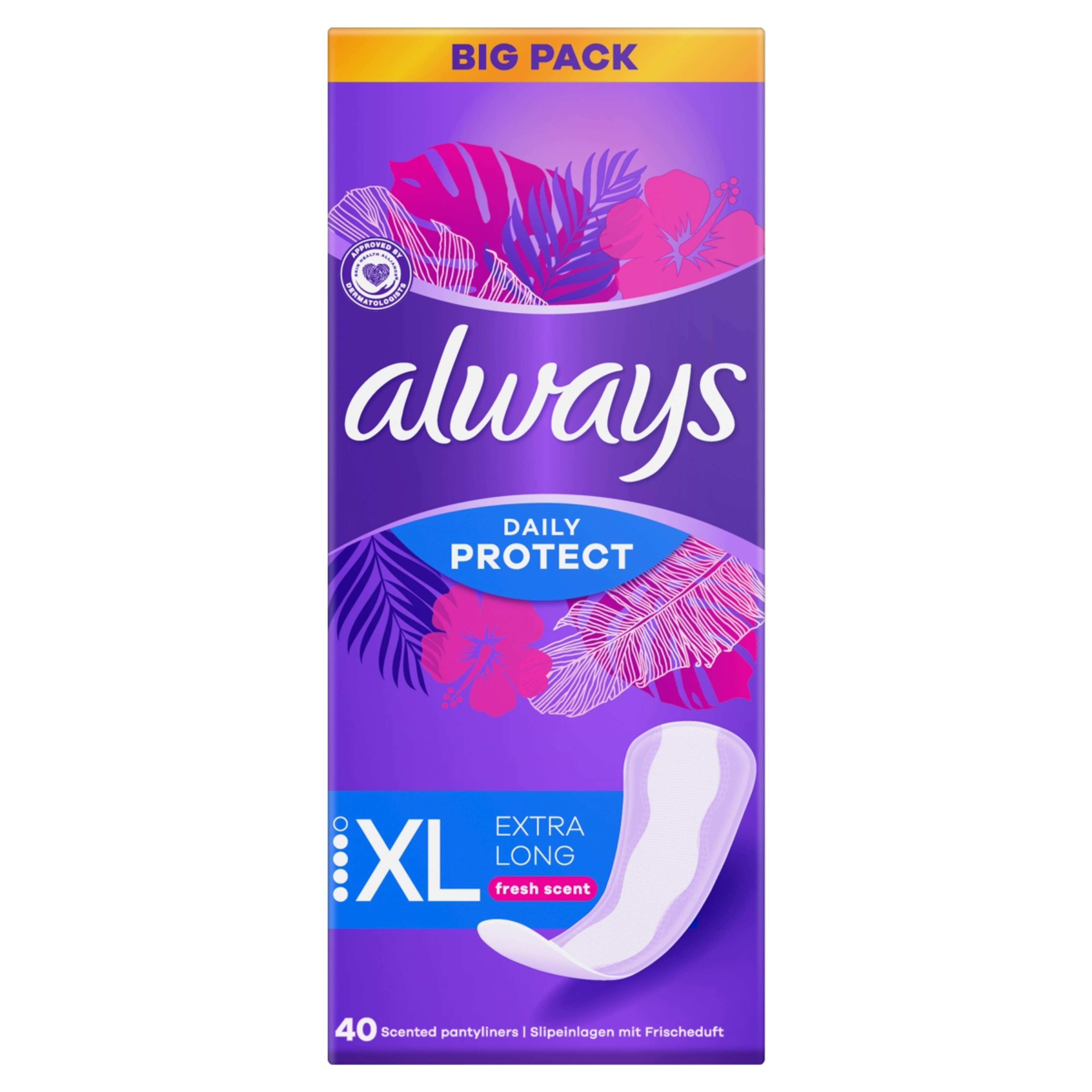 Always Daily Protect Extra Long Deo tisztasági betét - 40 db