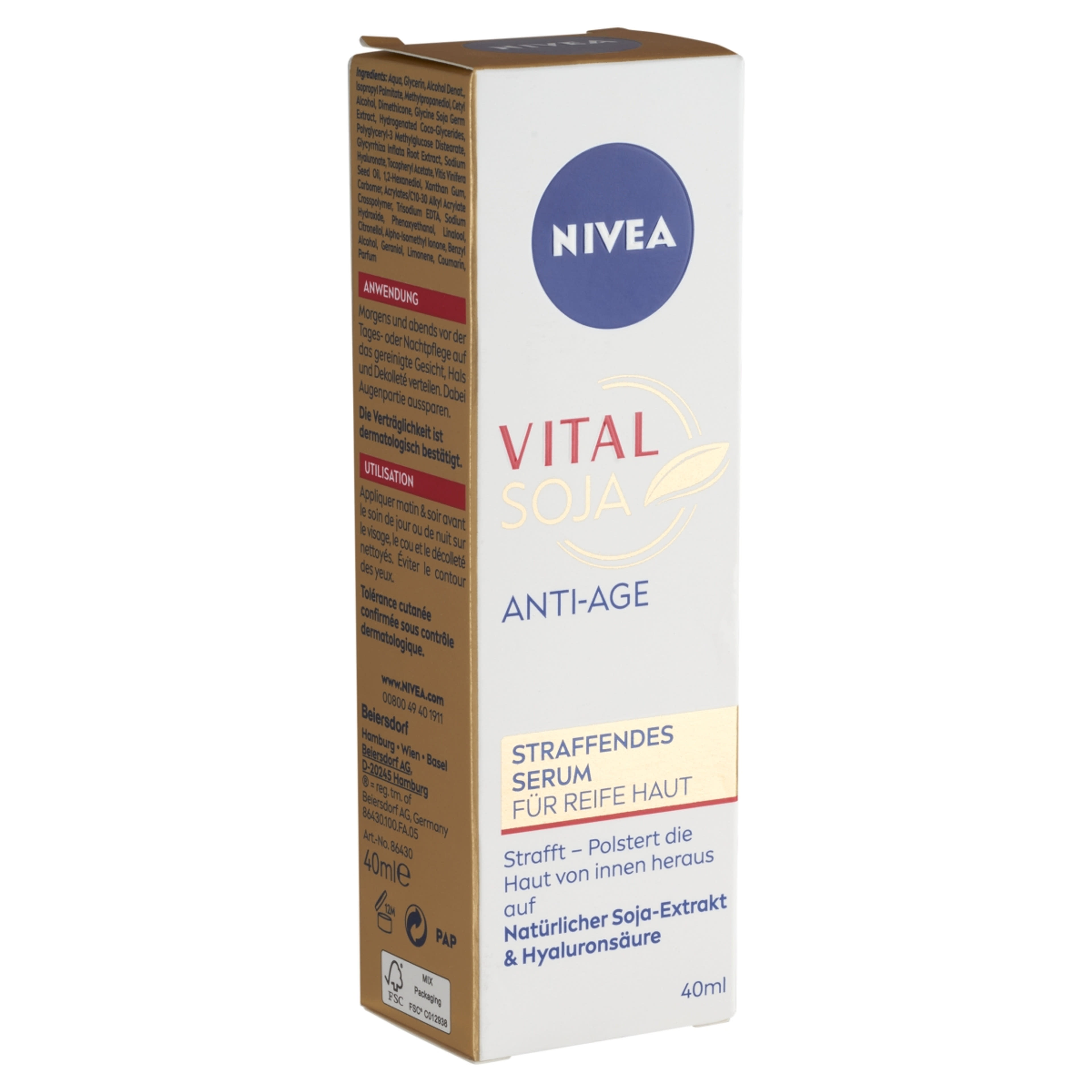Nivea Vital Soja ránctalanító szérum - 40 ml-4