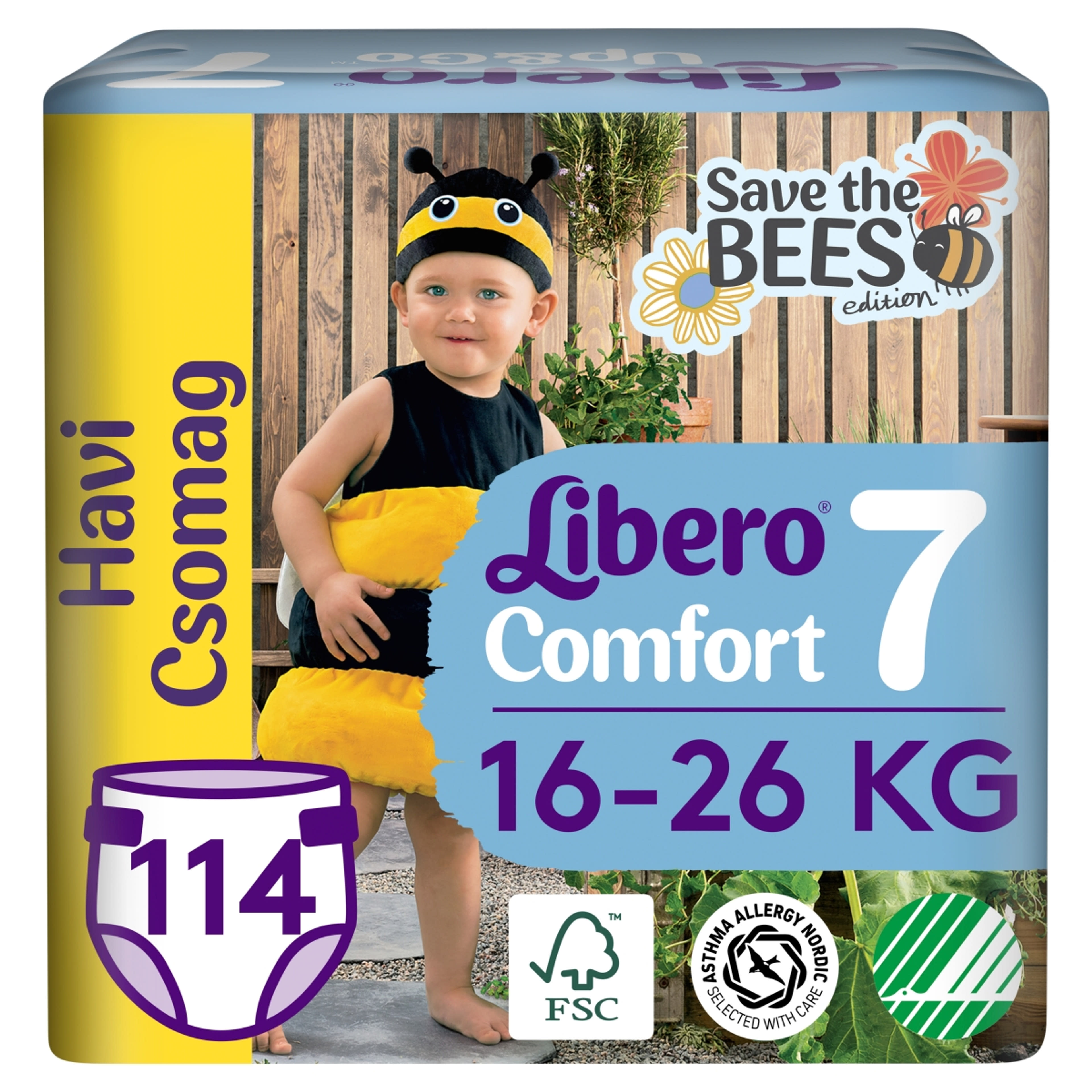 Libero Comfort nadrágpelenka 7-es 16-26 kg - 114 db