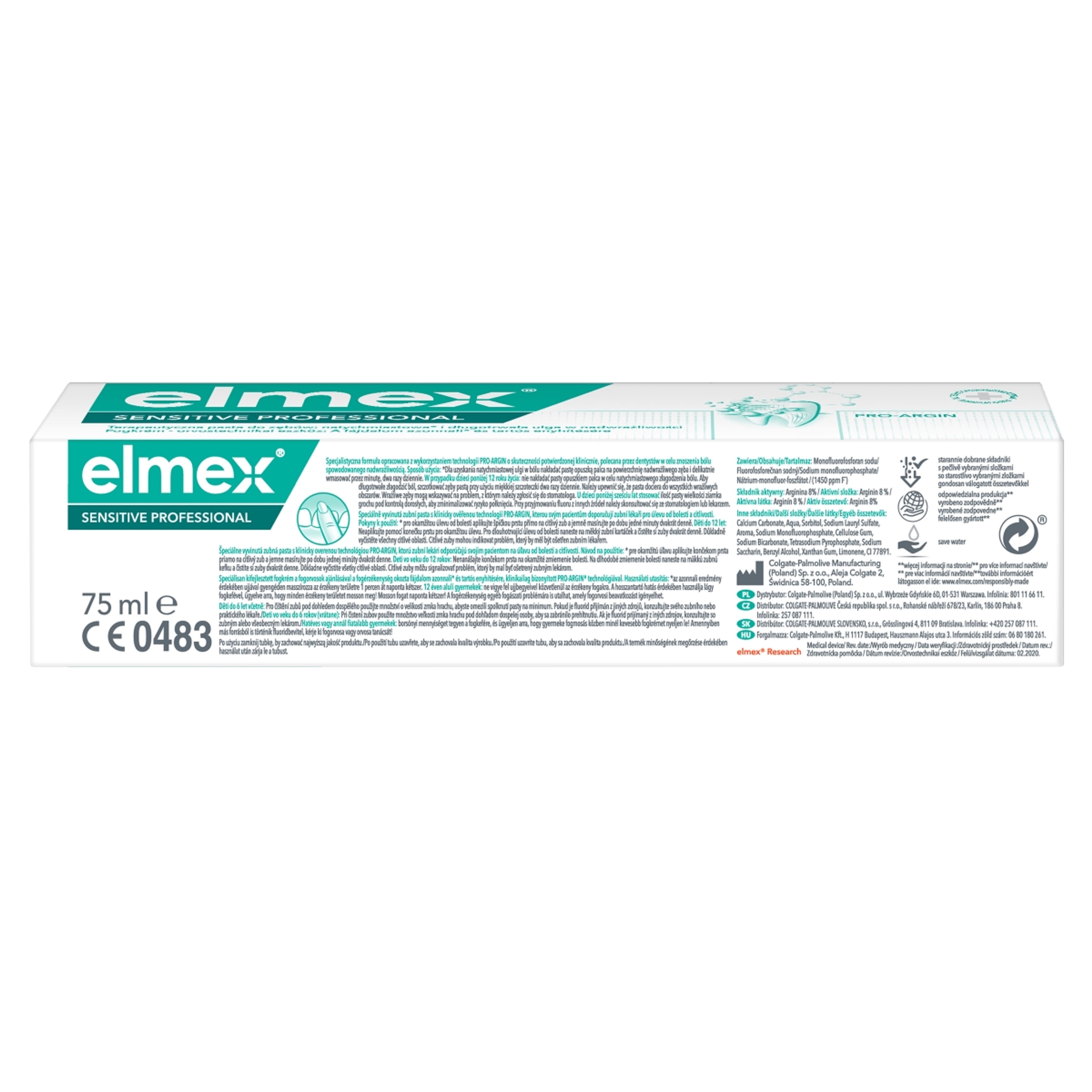 Elmex Sensitive Professional fogkrém - 75 ml-4