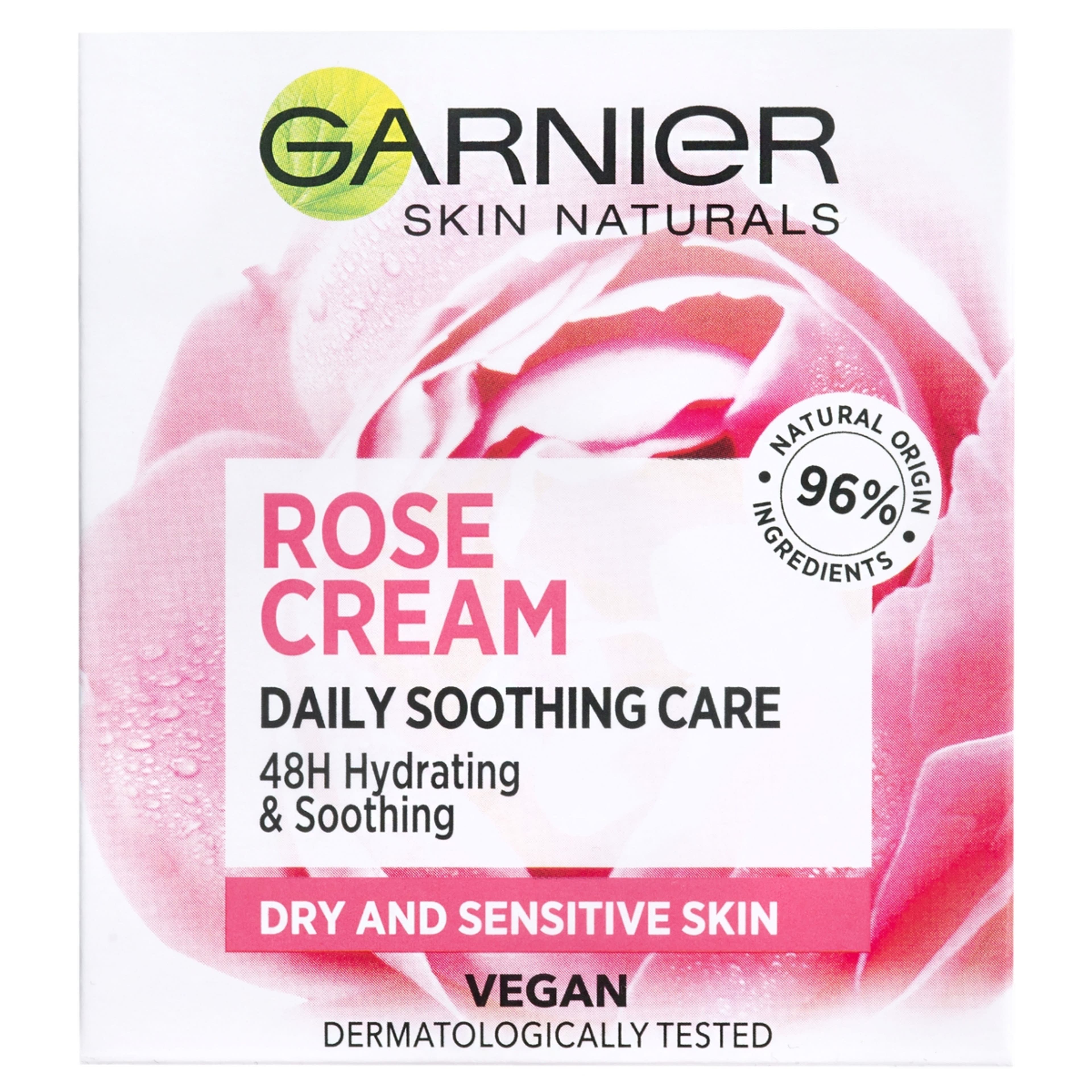 Garnier Skin Naturals hidratáló arckrém rózsavízzel - 50 ml-1