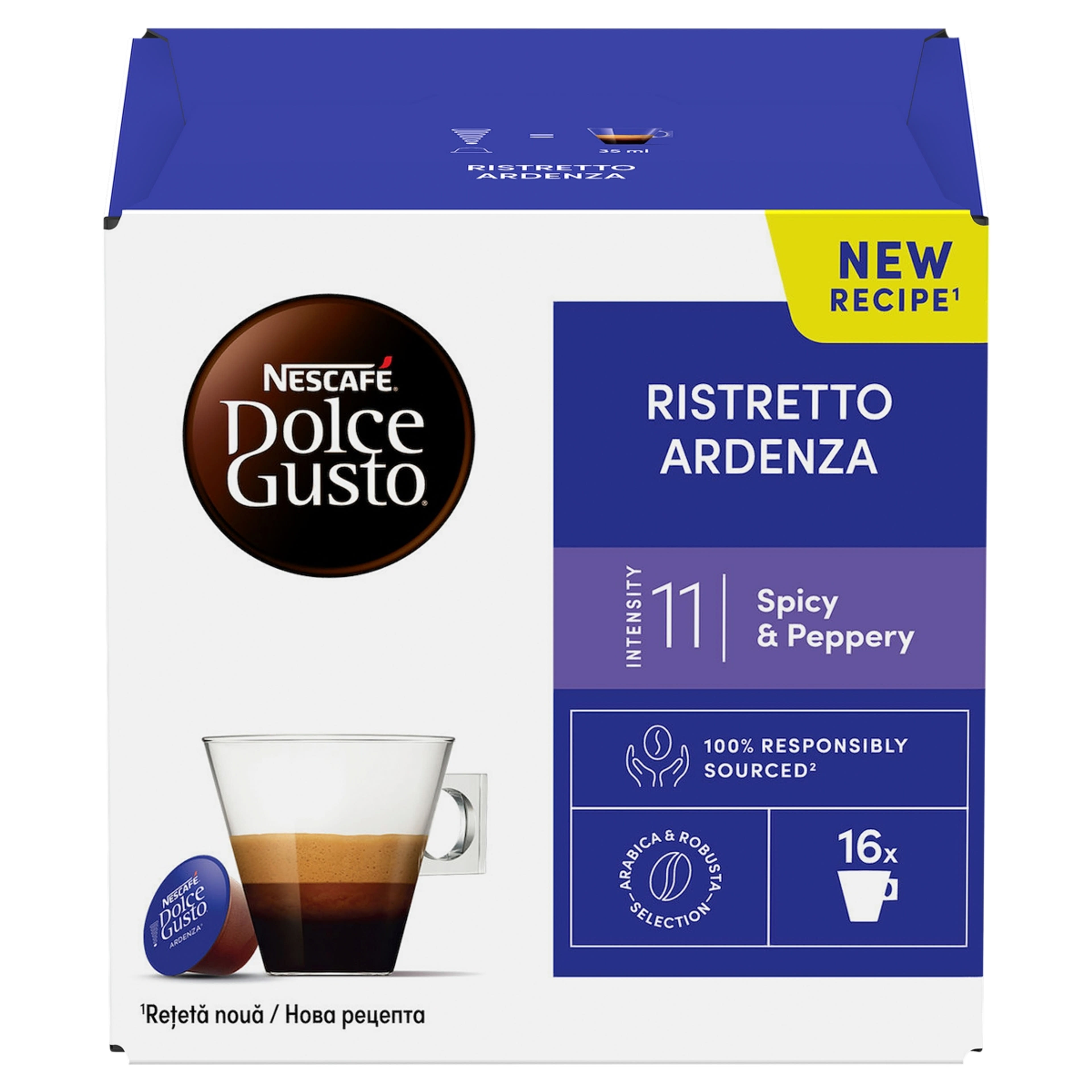 Nescafé Dolce Gusto Ristretto őrölt pörkölt kávé 16 db - 104 g