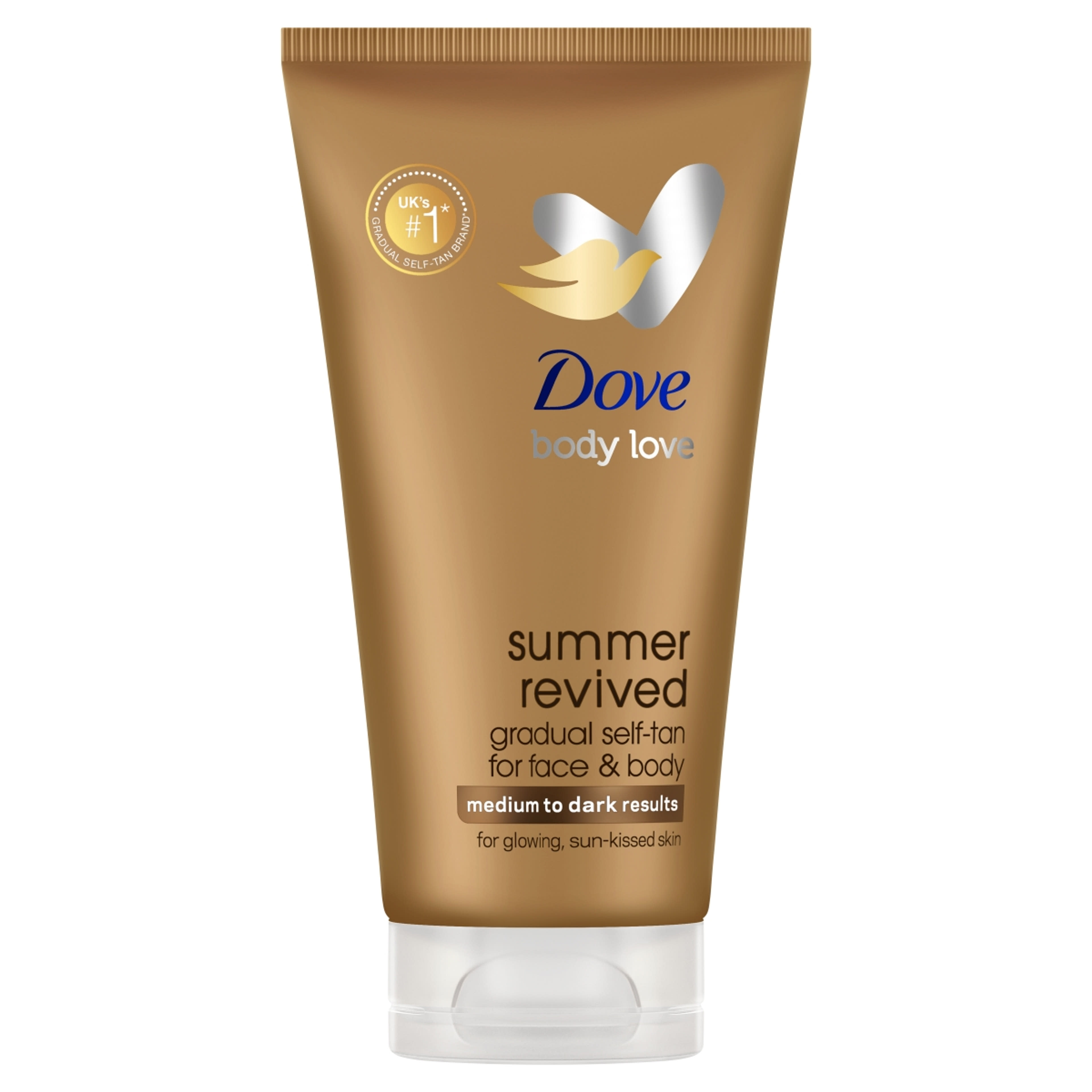 Dove Summer Revived önbarnító testápoló a közepes-sötét árnyalatú bőrért - 75 ml-1