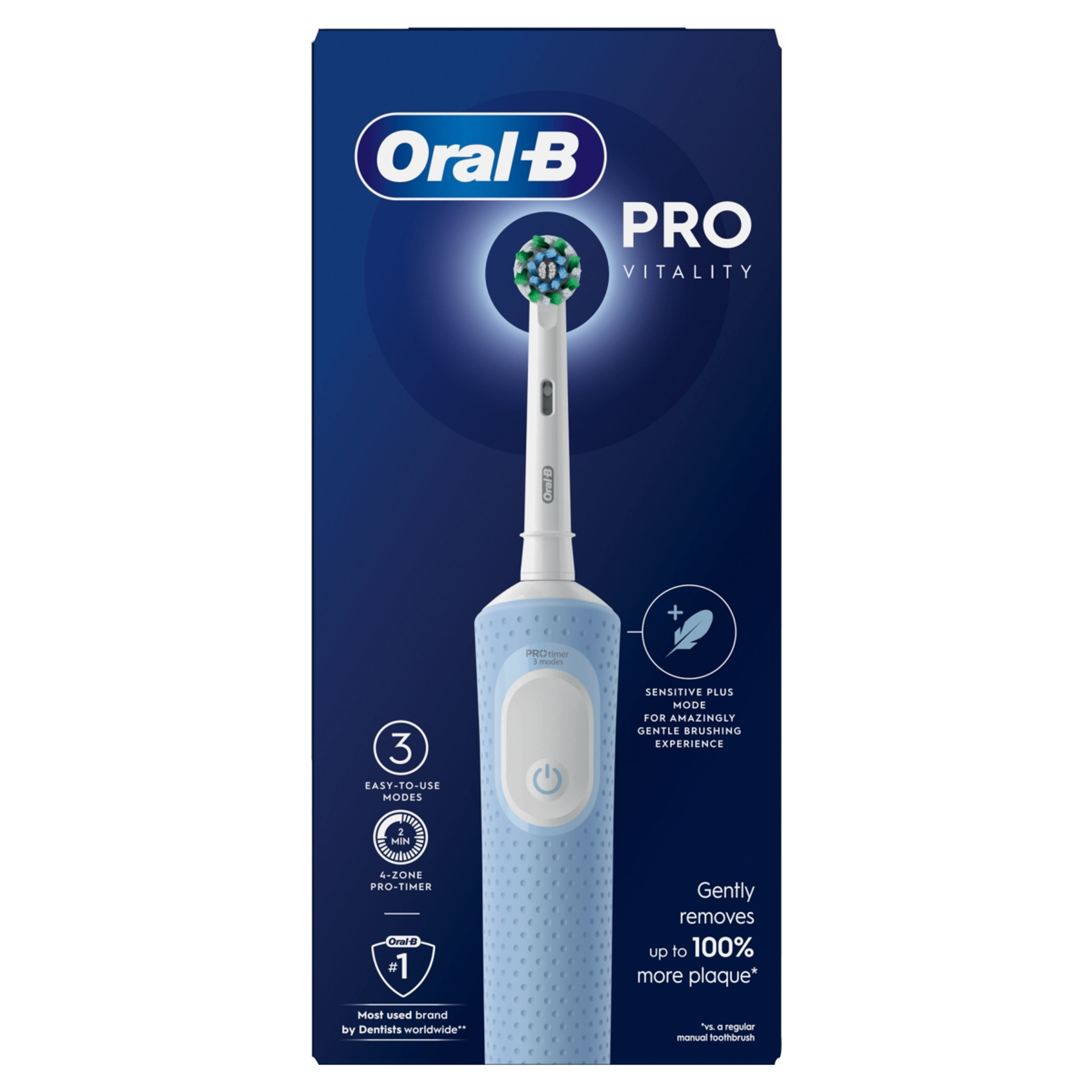 Oral-B Vitality Pro elektromos fogkefe, fehér - 1 db