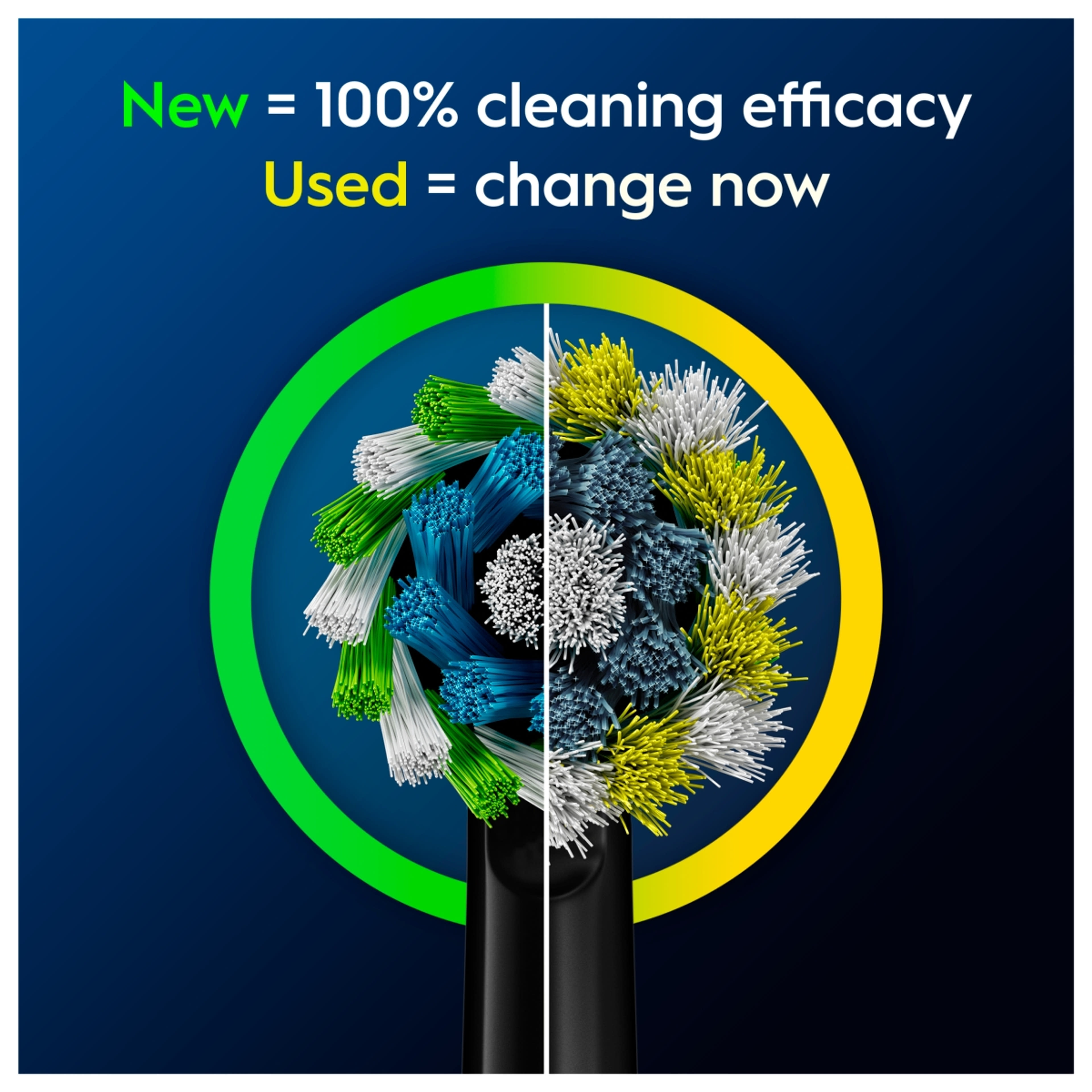 Oral-B Pro Cross Action fogkefefej /fekete - 4 db-9