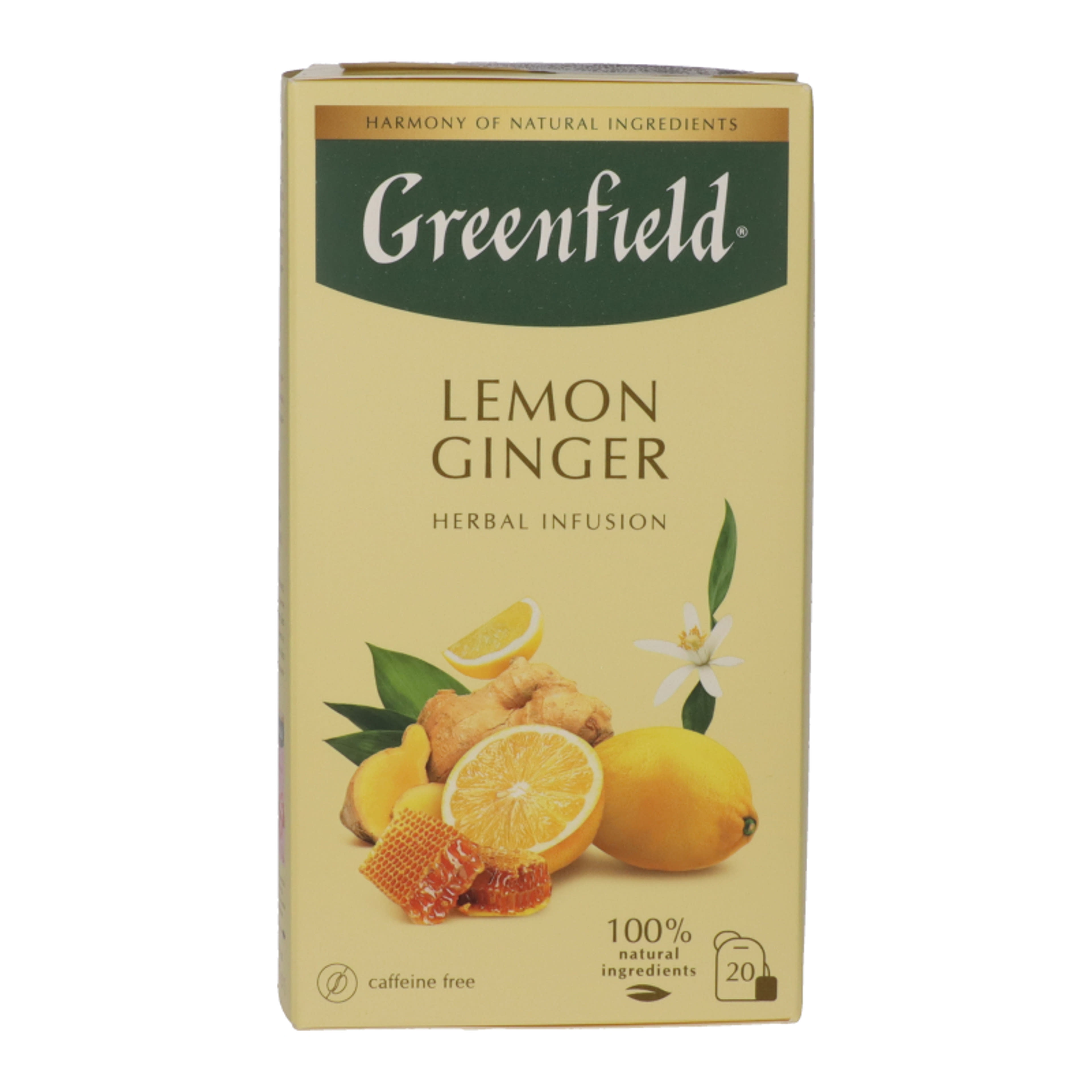 Greenfield citrom-gyömbér tea - 30 g