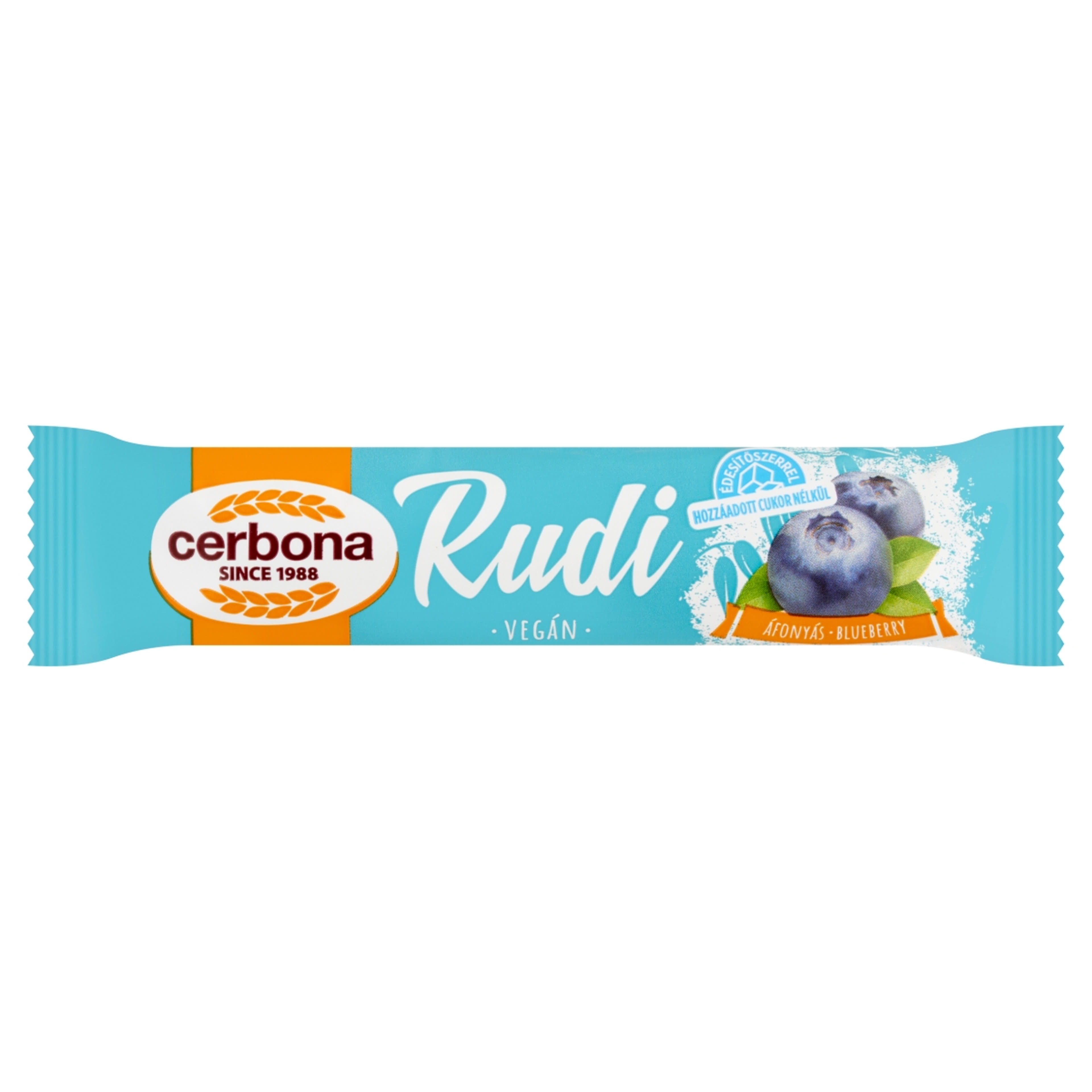 Cerbona Rudi zabrúd áfonyás töltelékkel, kakaós bevonattal - 30 g