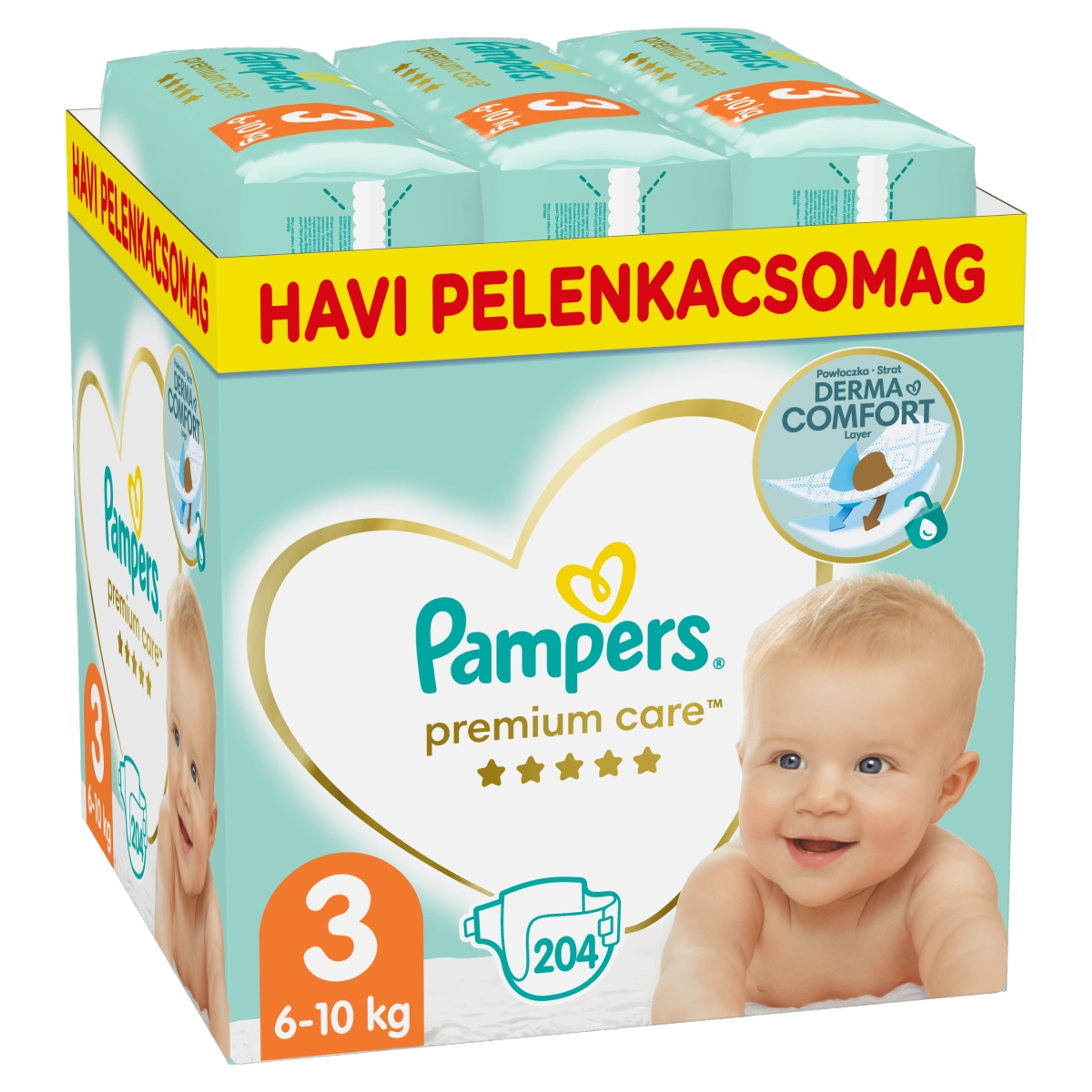 Pampers Premium Care monthly pack 3-as 4-9 kg - 204 db-10