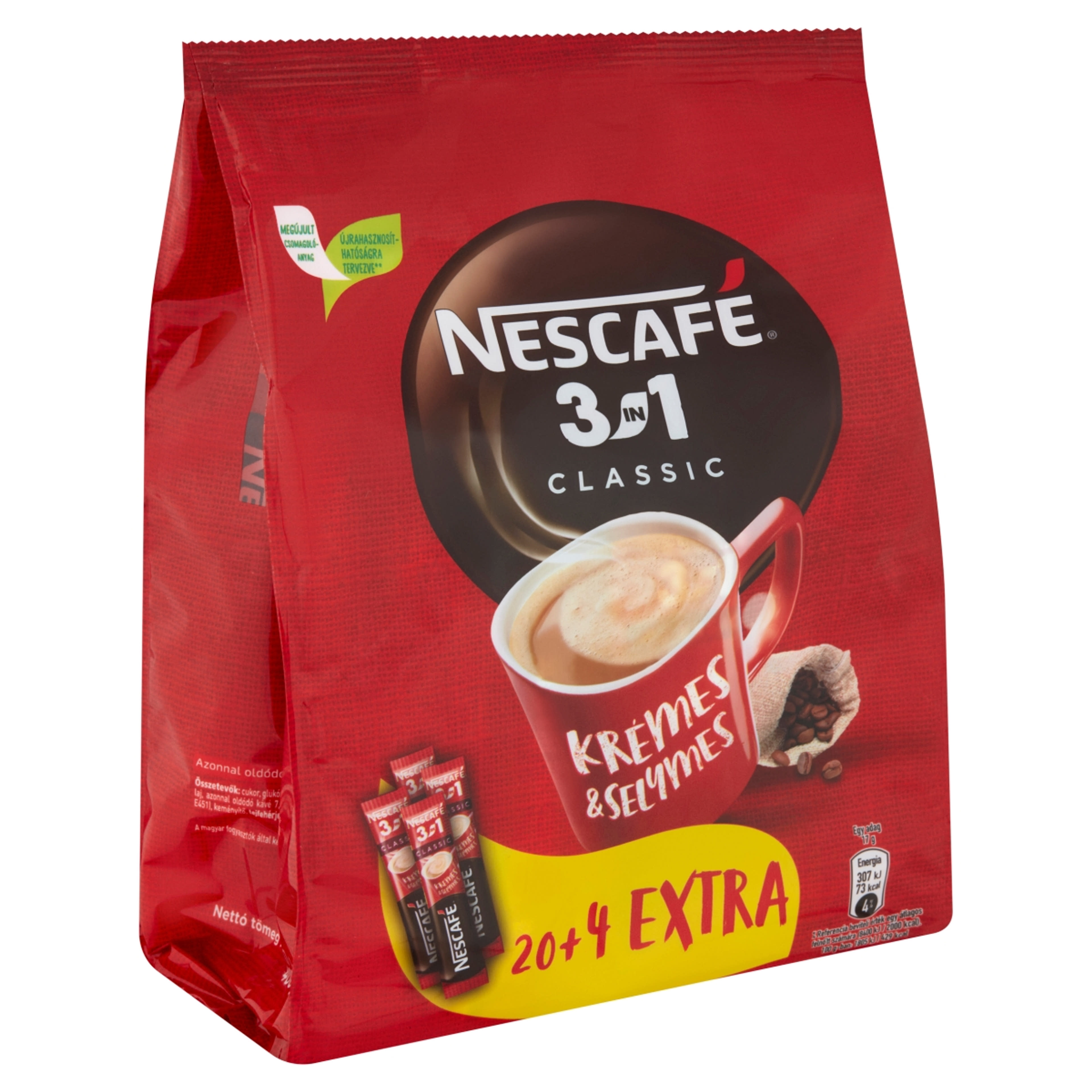 Nescafé 3in1 Classic kávéspecialitás 24 db - 17 g-2